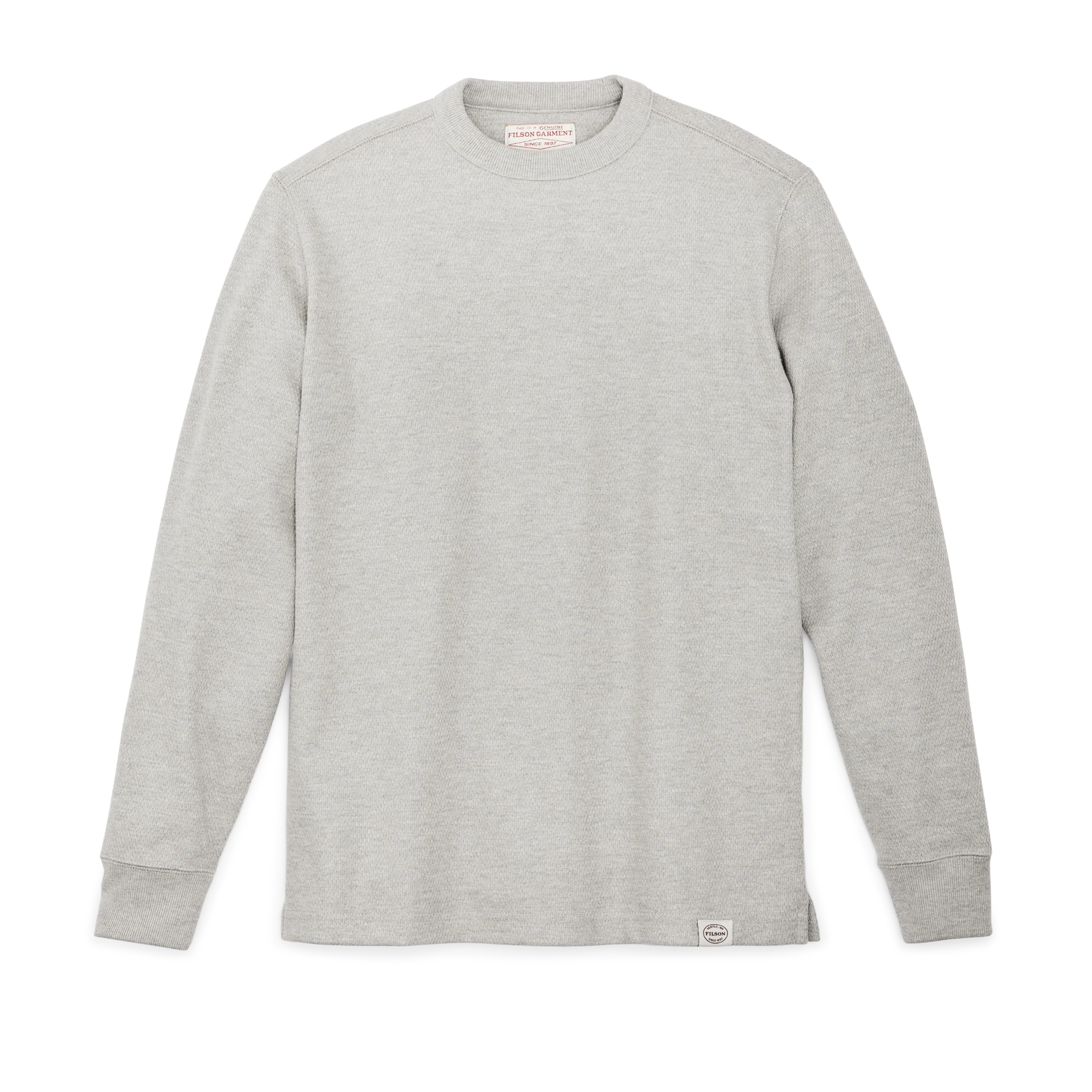 Waffle Knit Thermal Crewneck