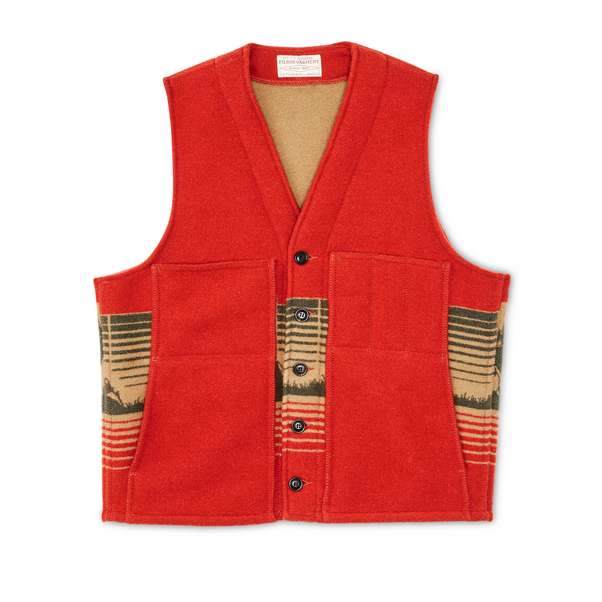 Jacquard Wool Vest