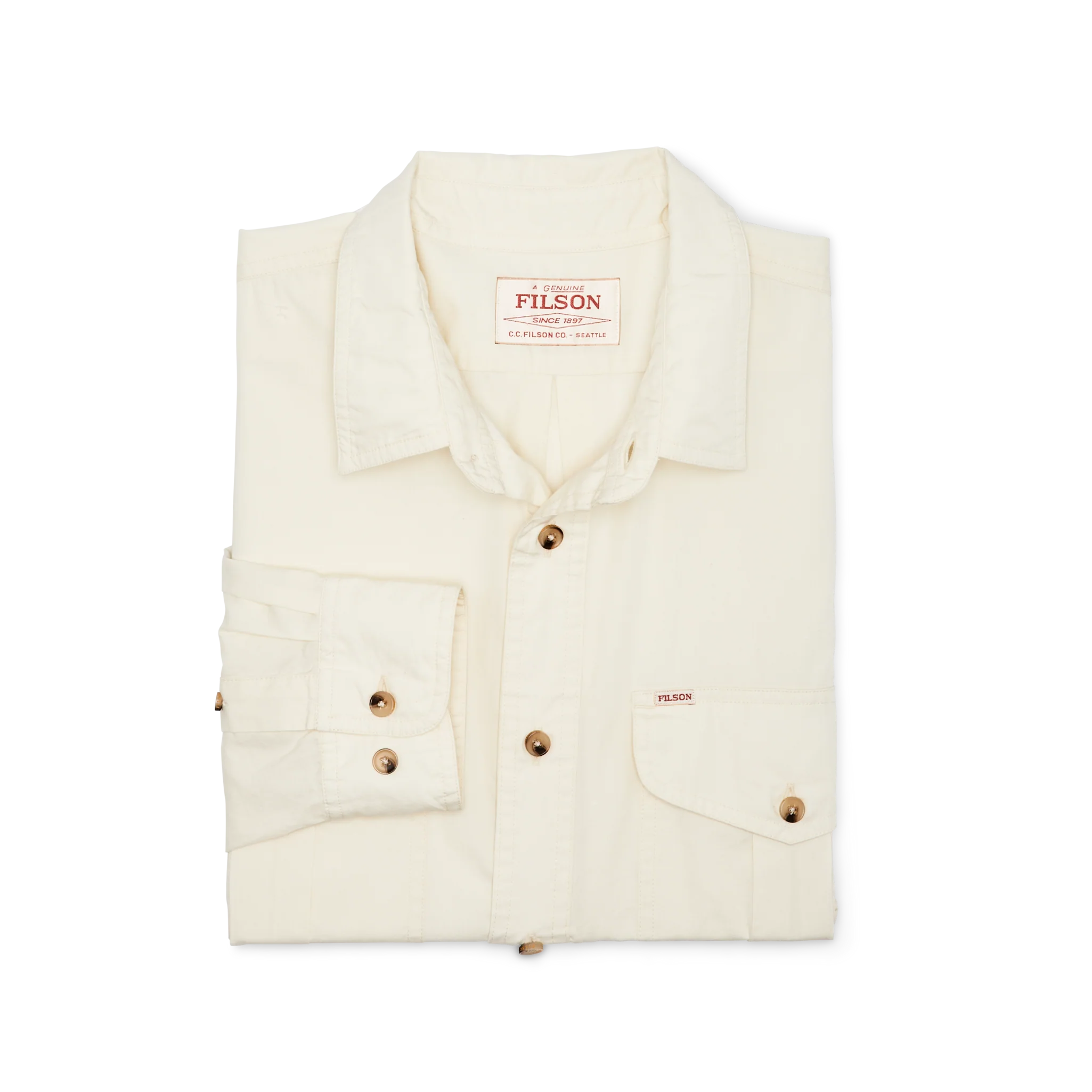 Filson's Washed Feather Cloth Shirt
