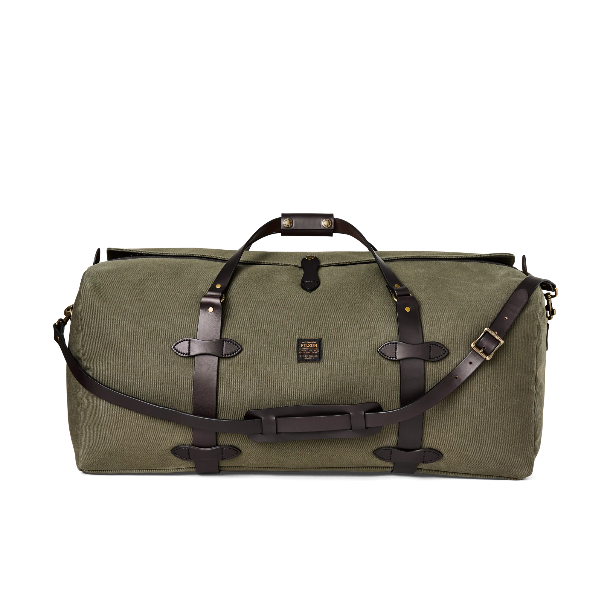Large Rugged Twill Duffle Bag