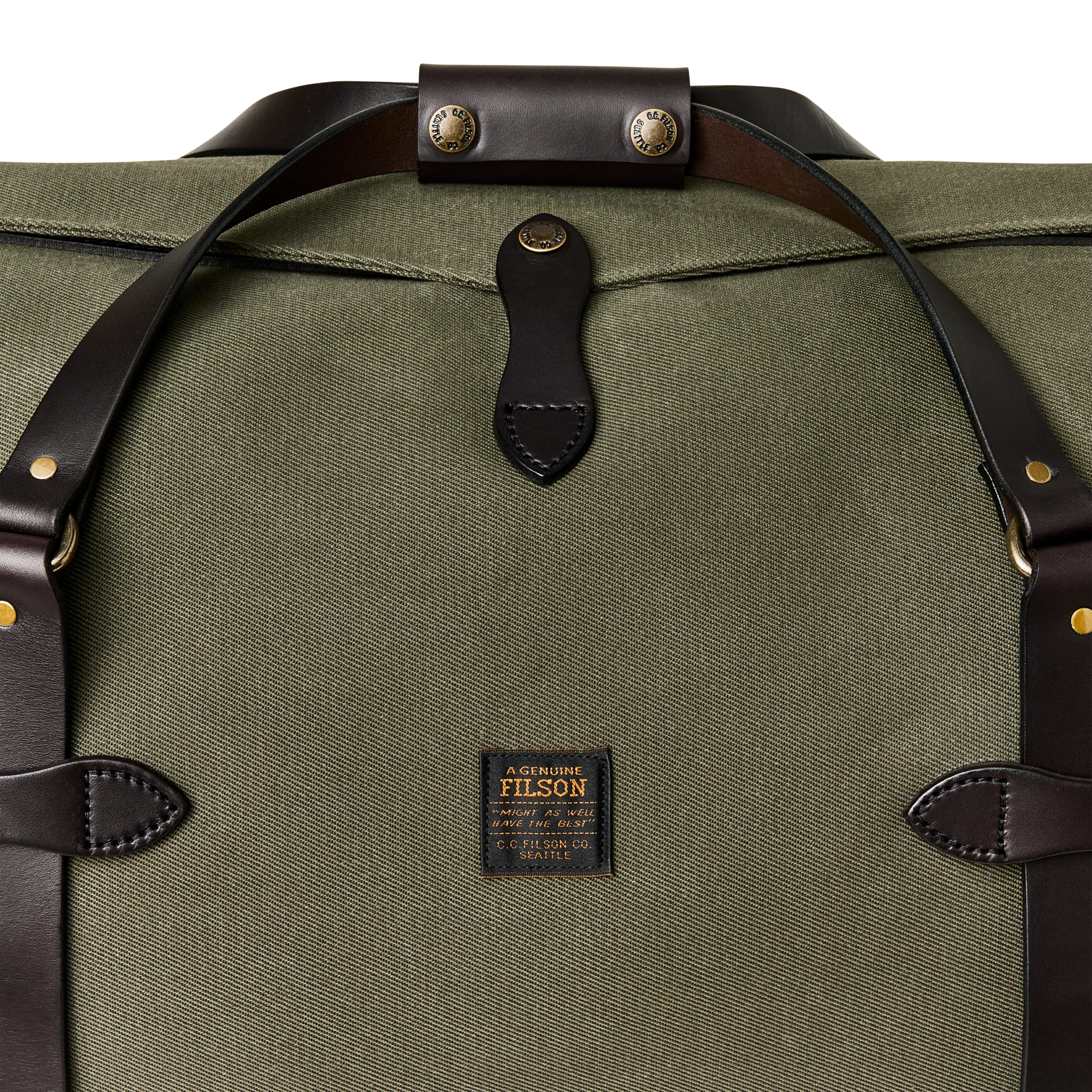 Large Rugged Twill Duffle Bag