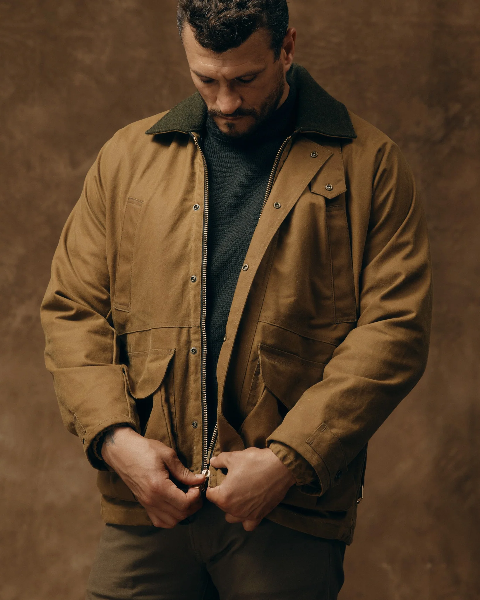 Lined Tin Cloth Field Jacket