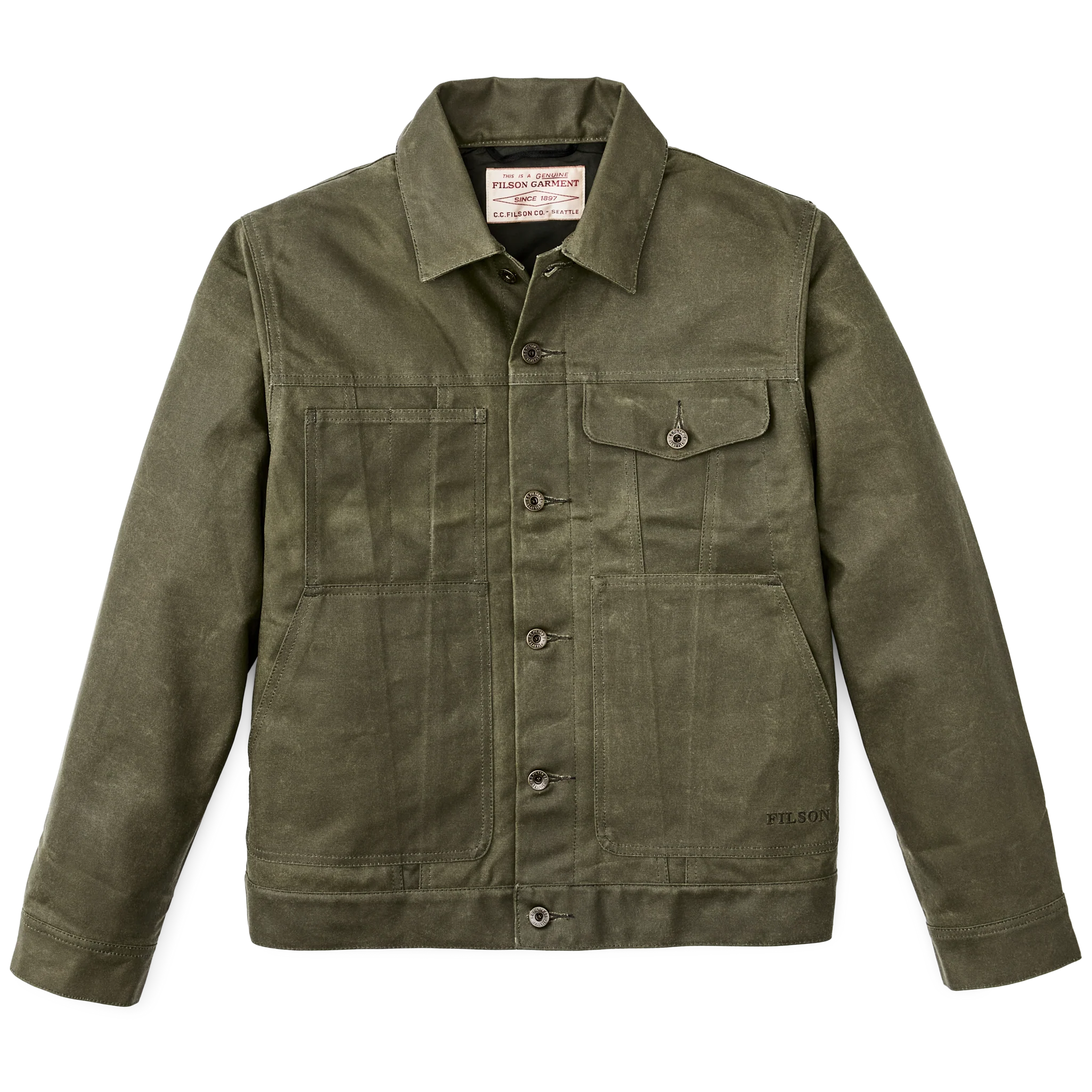 Tin Cloth Short Lined Cruiser Jacket