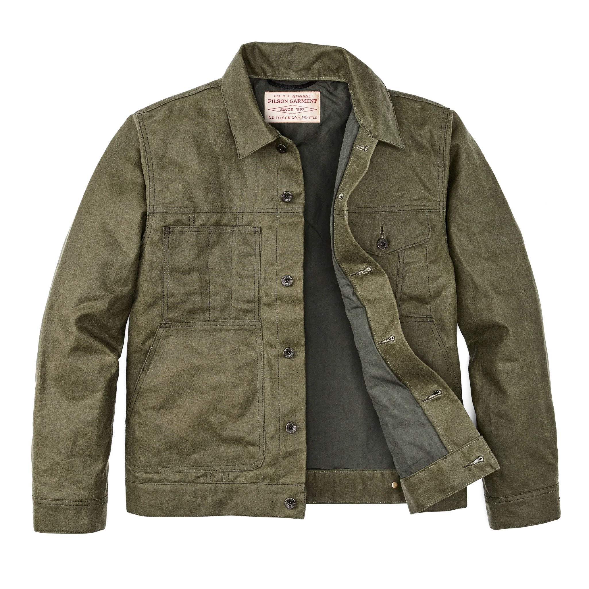Tin Cloth Short Lined Cruiser Jacket
