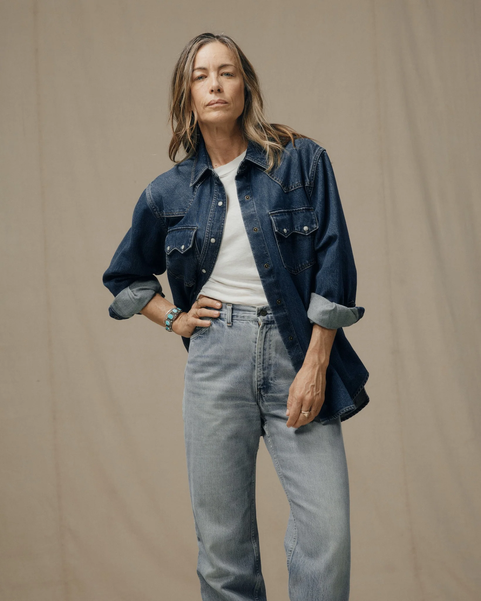 Women's Denim Western Shirt