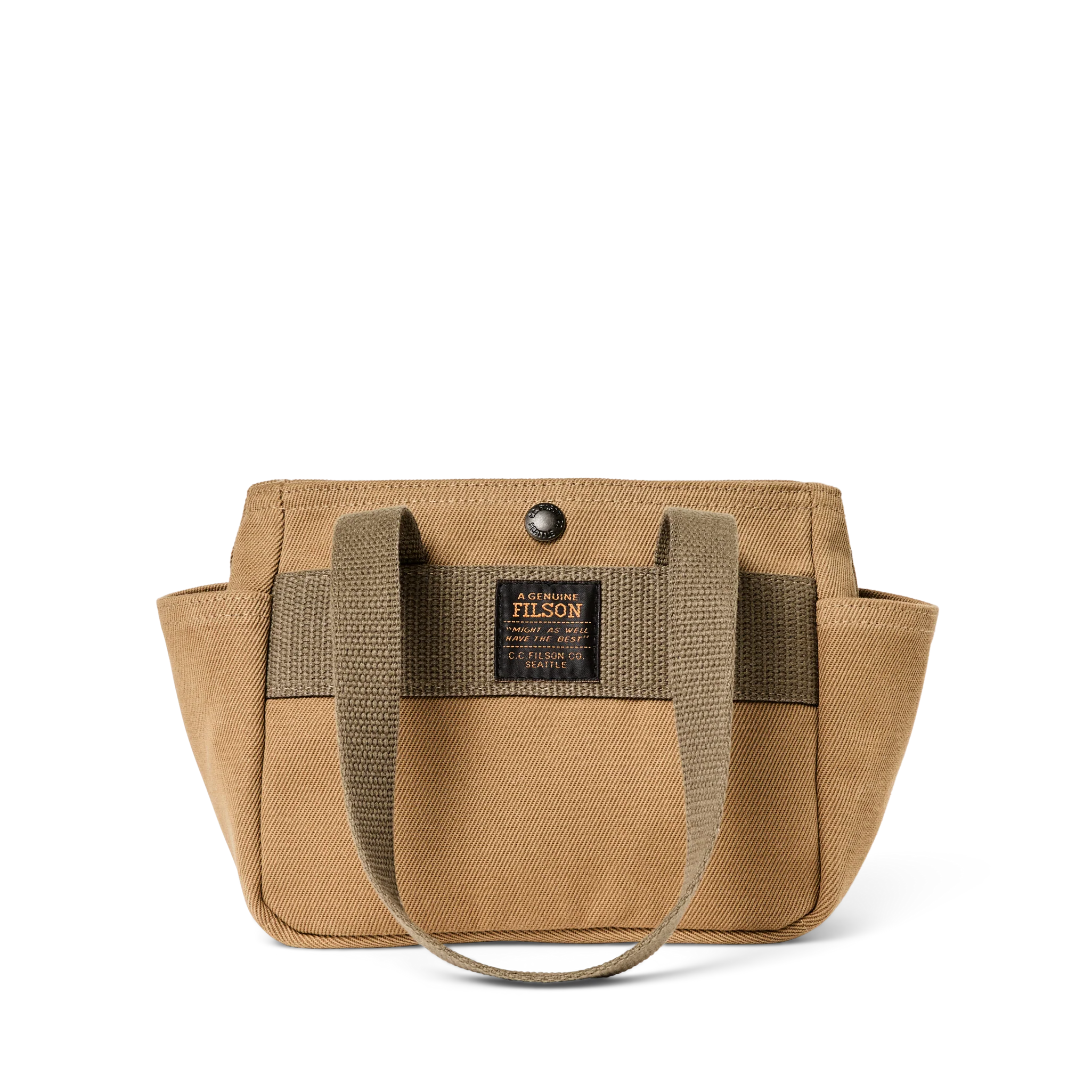 Rugged Twill Small Open Tote Bag