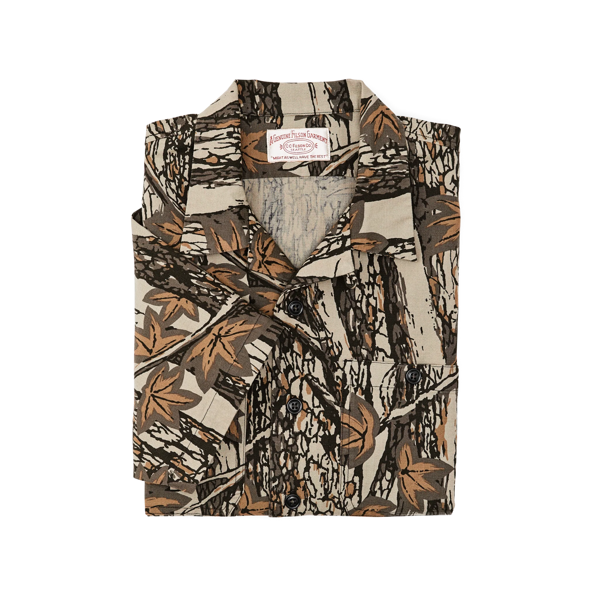 Rustic Short Sleeve Camp Shirt