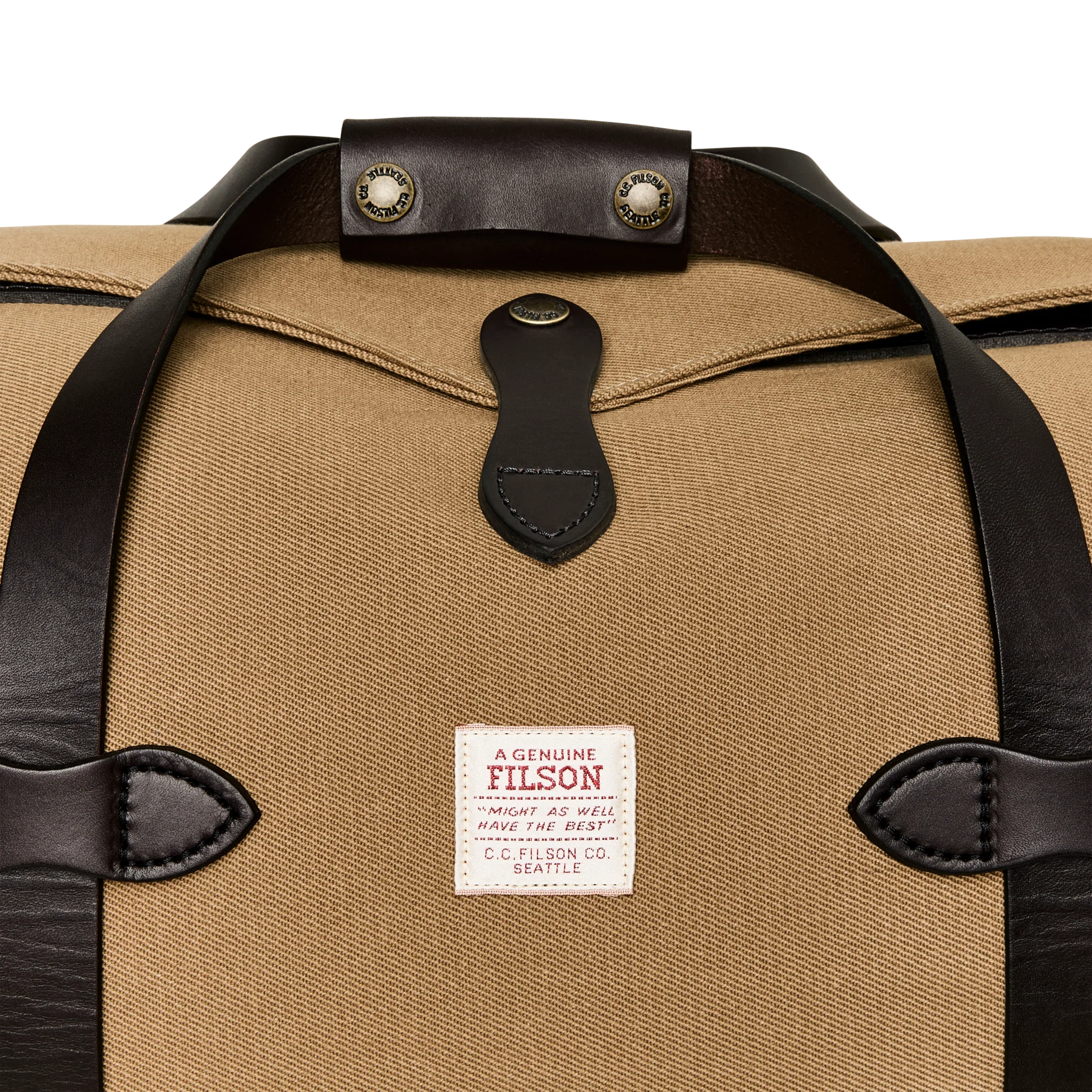 Small Rugged Twill Duffle Bag
