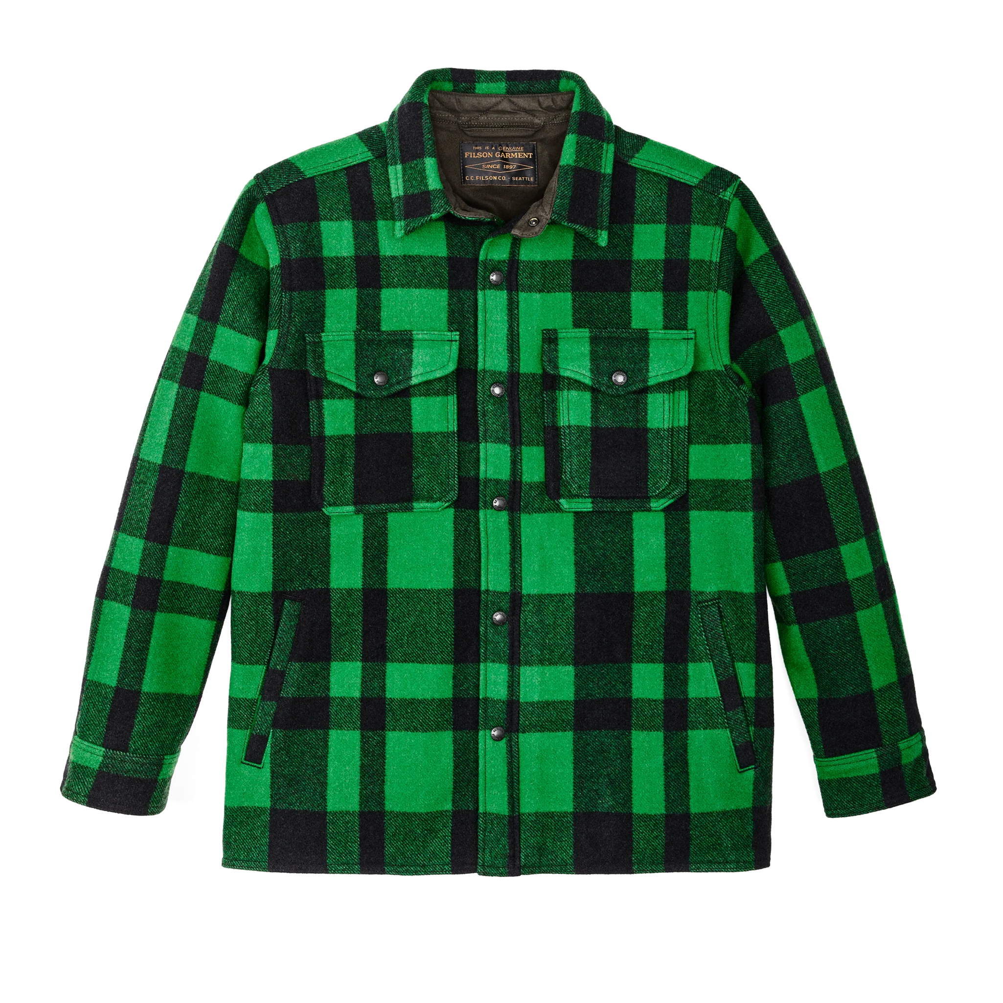 Lined Mackinaw Wool Jac Shirt