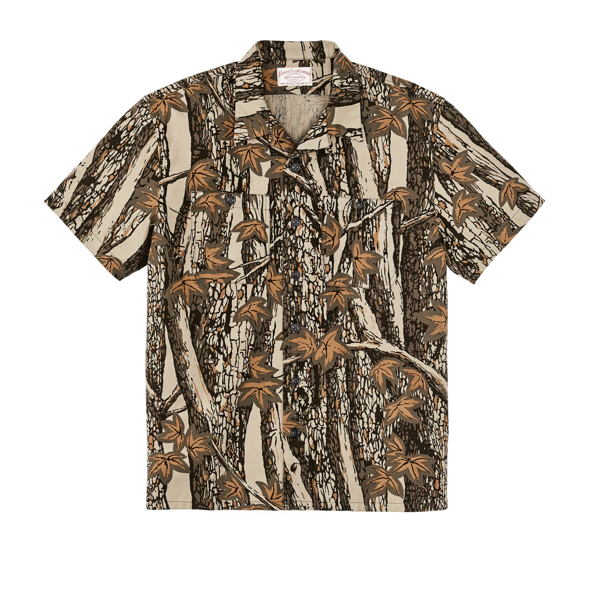 Rustic Short Sleeve Camp Shirt