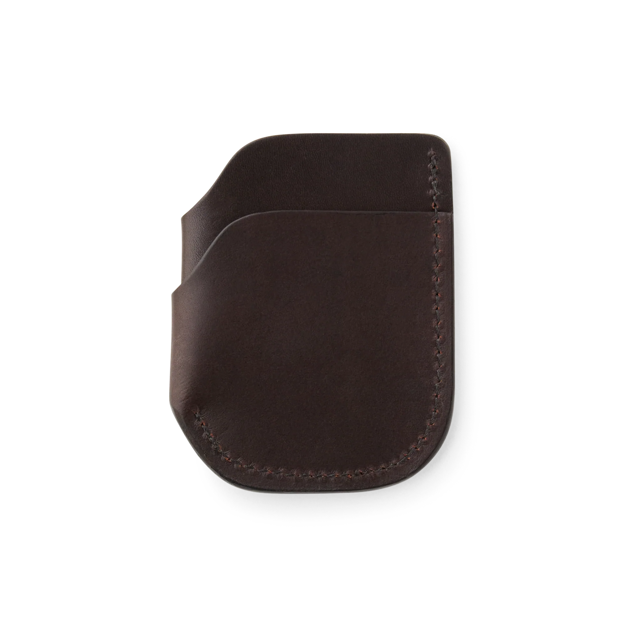 Bridle Leather Front Pocket Cash & Card Case