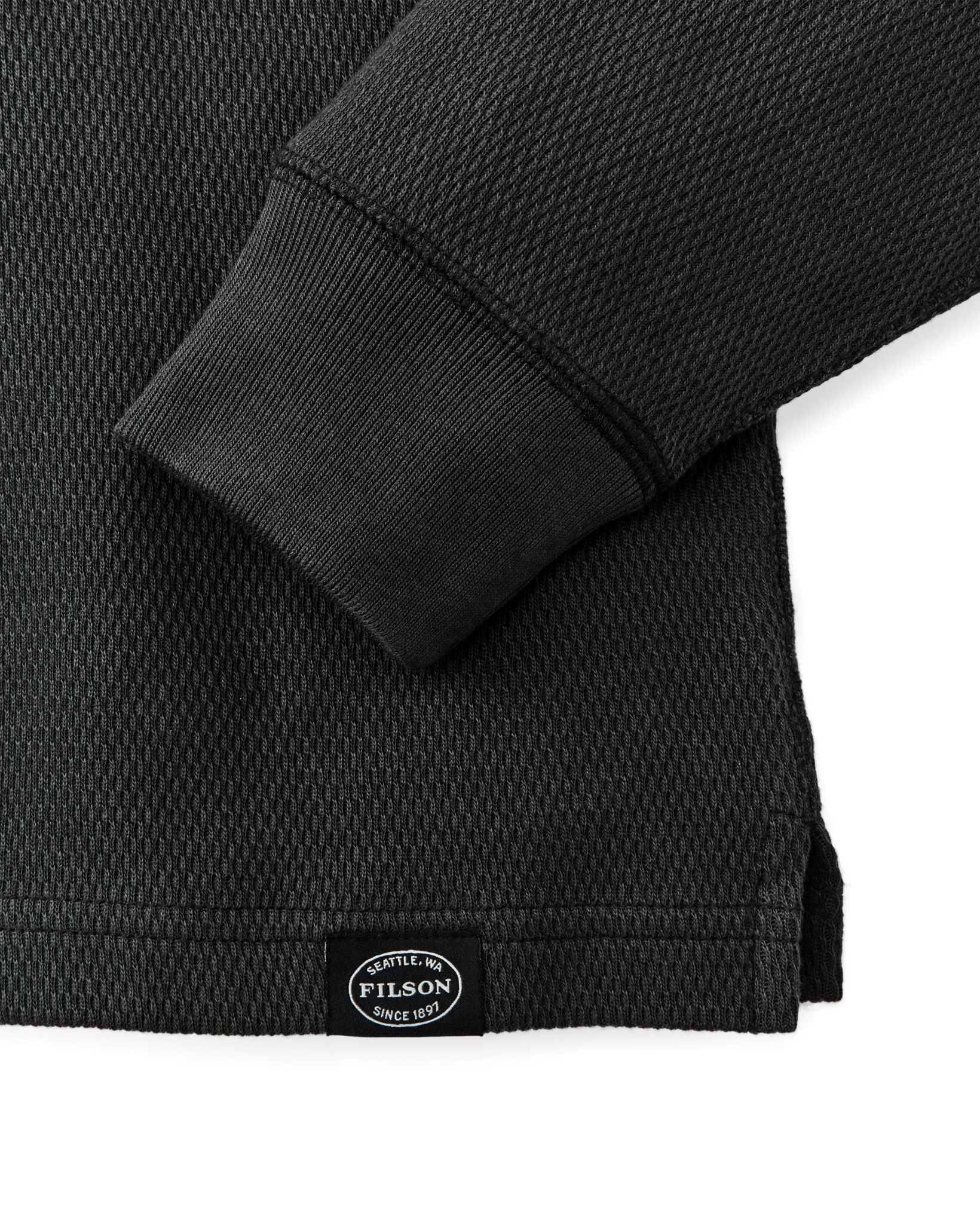 Waffle Knit Thermal Crewneck