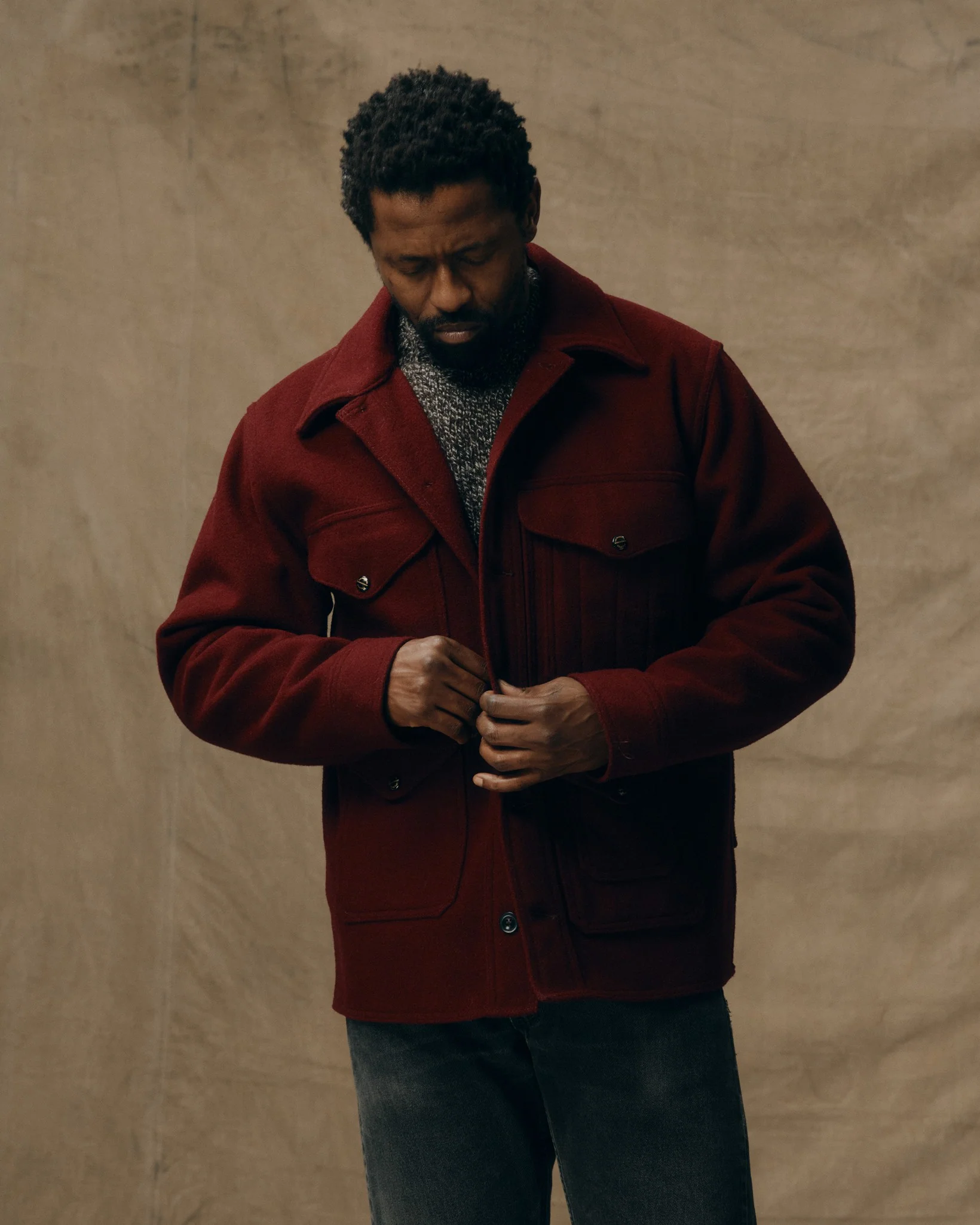 1940s Mackinaw Wool Cruiser Jacket