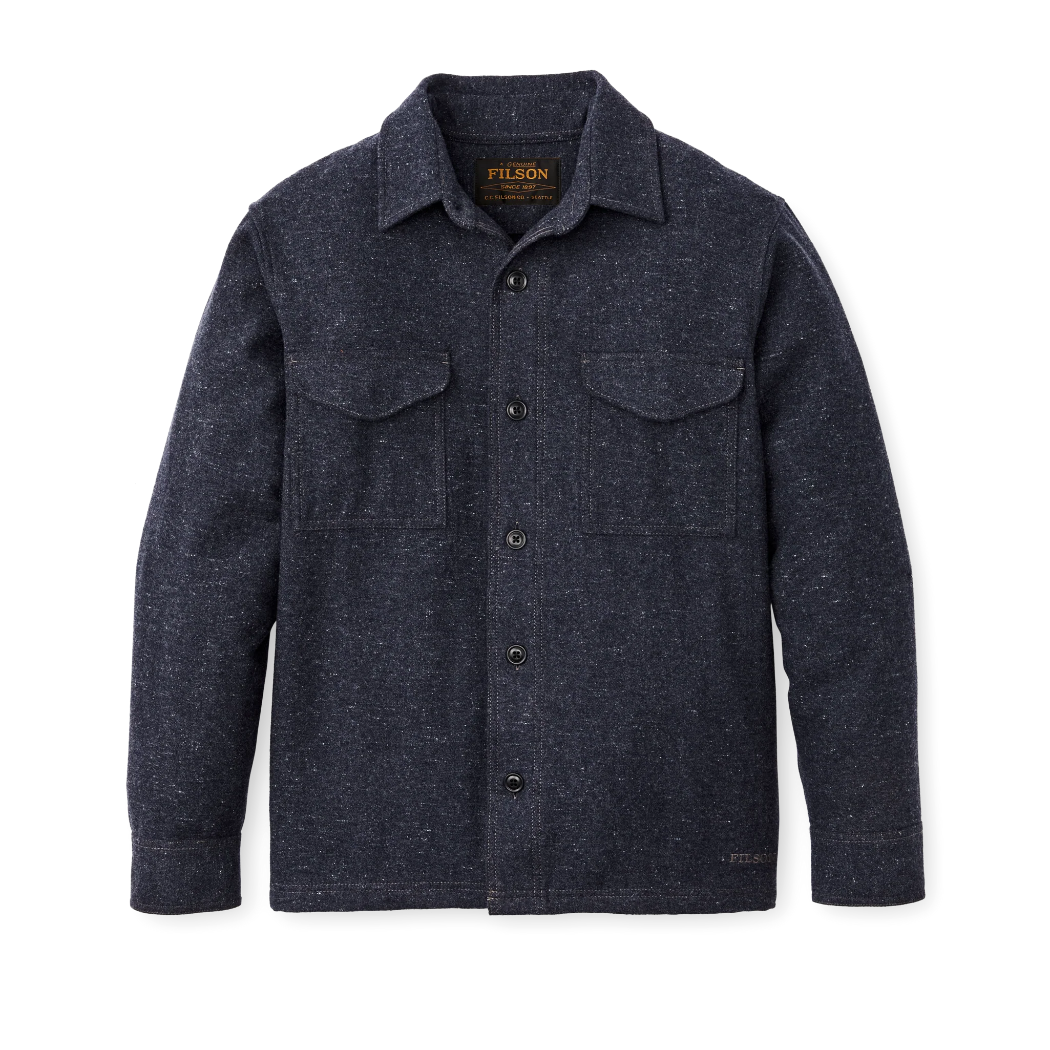 Heathered Wool Jac-shirt