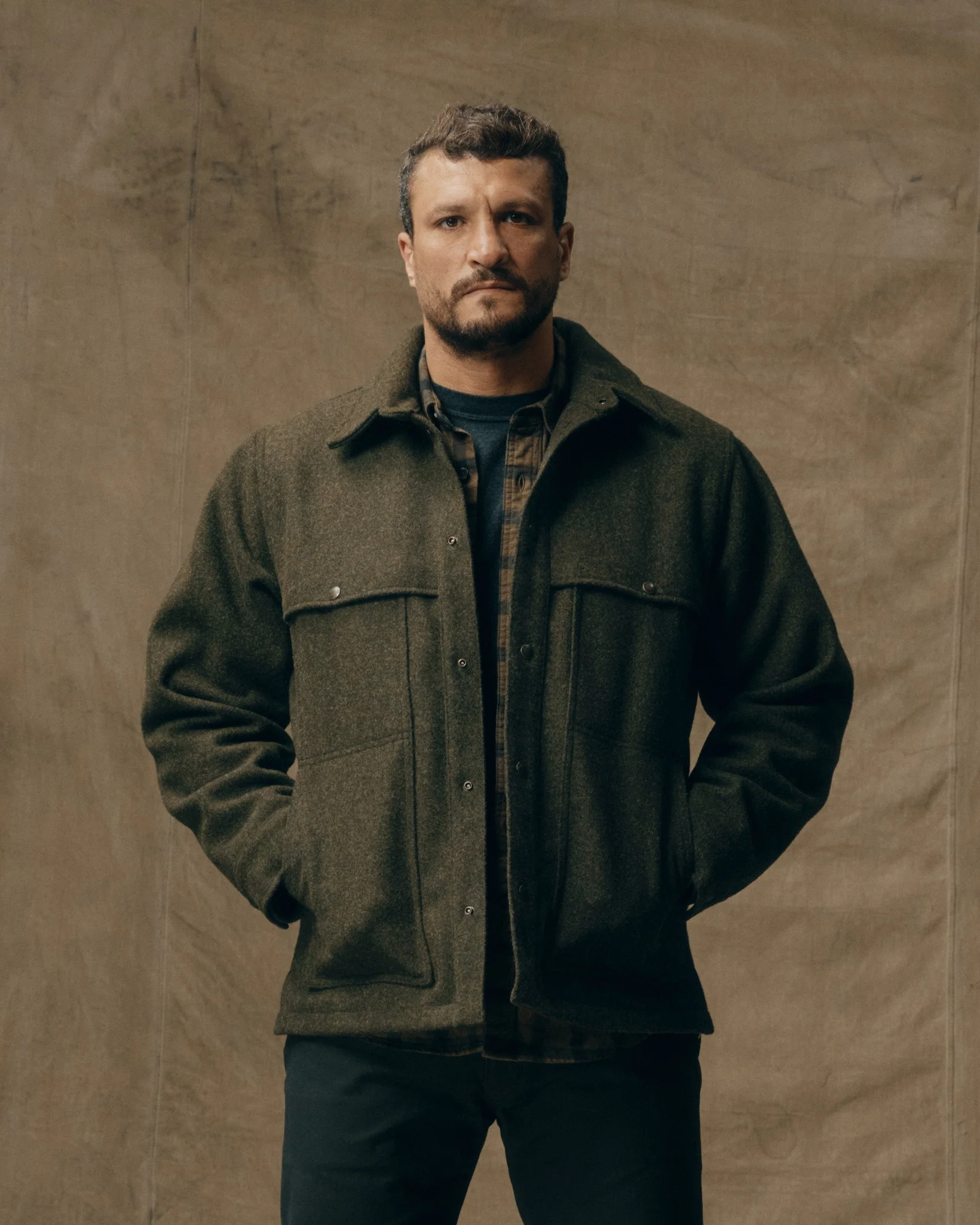Mackinaw Wool Cape Coat