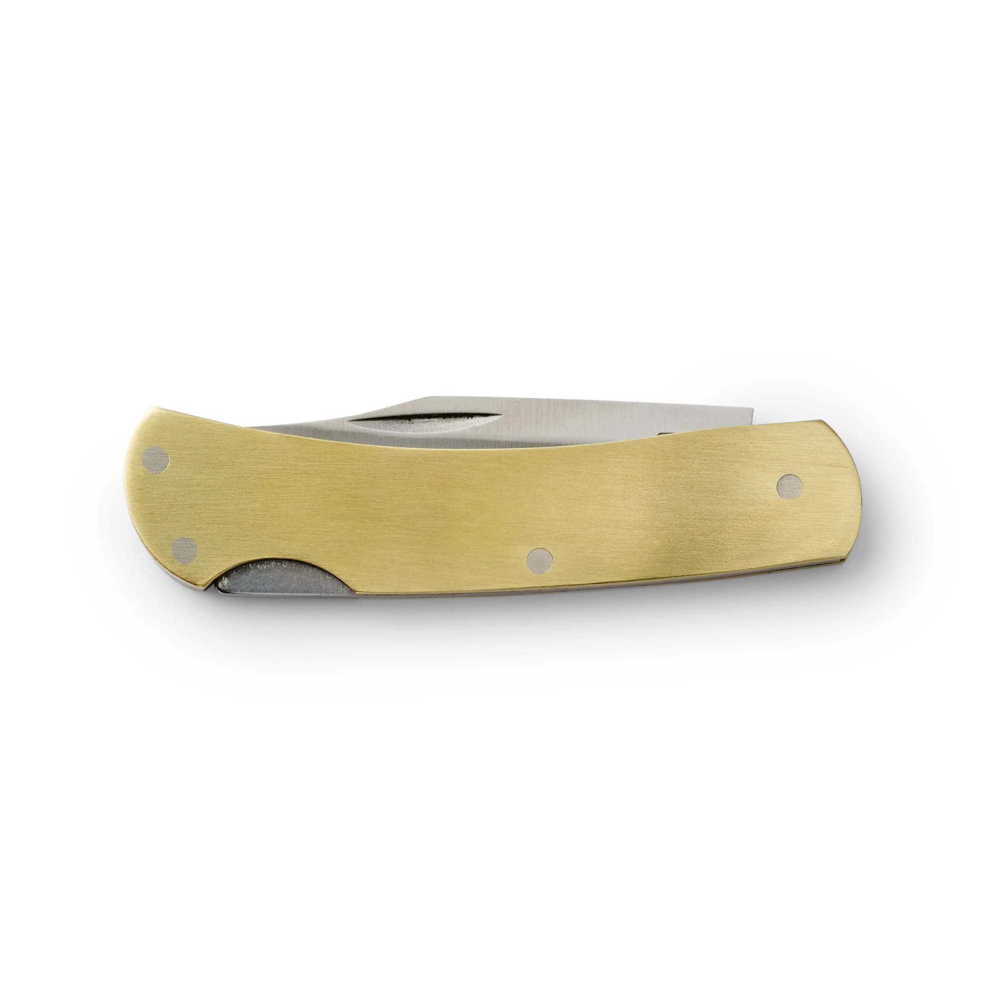 Brass Lockback Pocket Knife