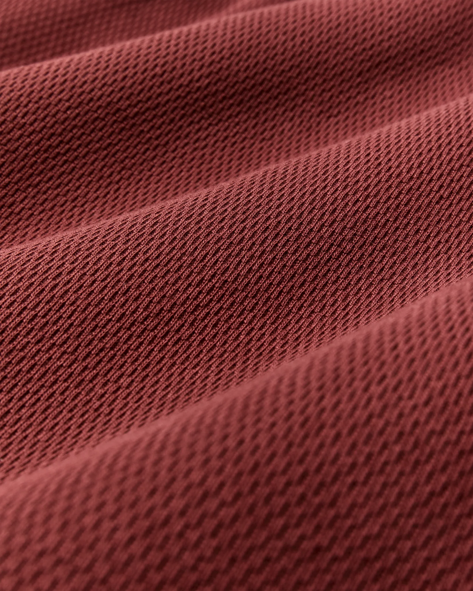 Waffle Knit Thermal Crewneck