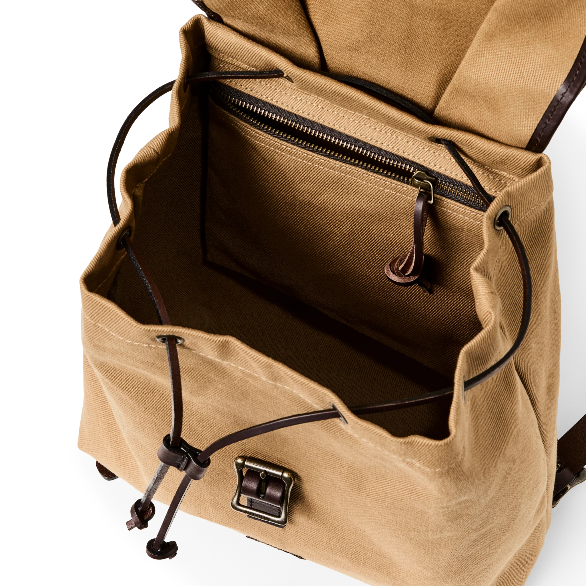 Rugged Twill Drawstring Backpack
