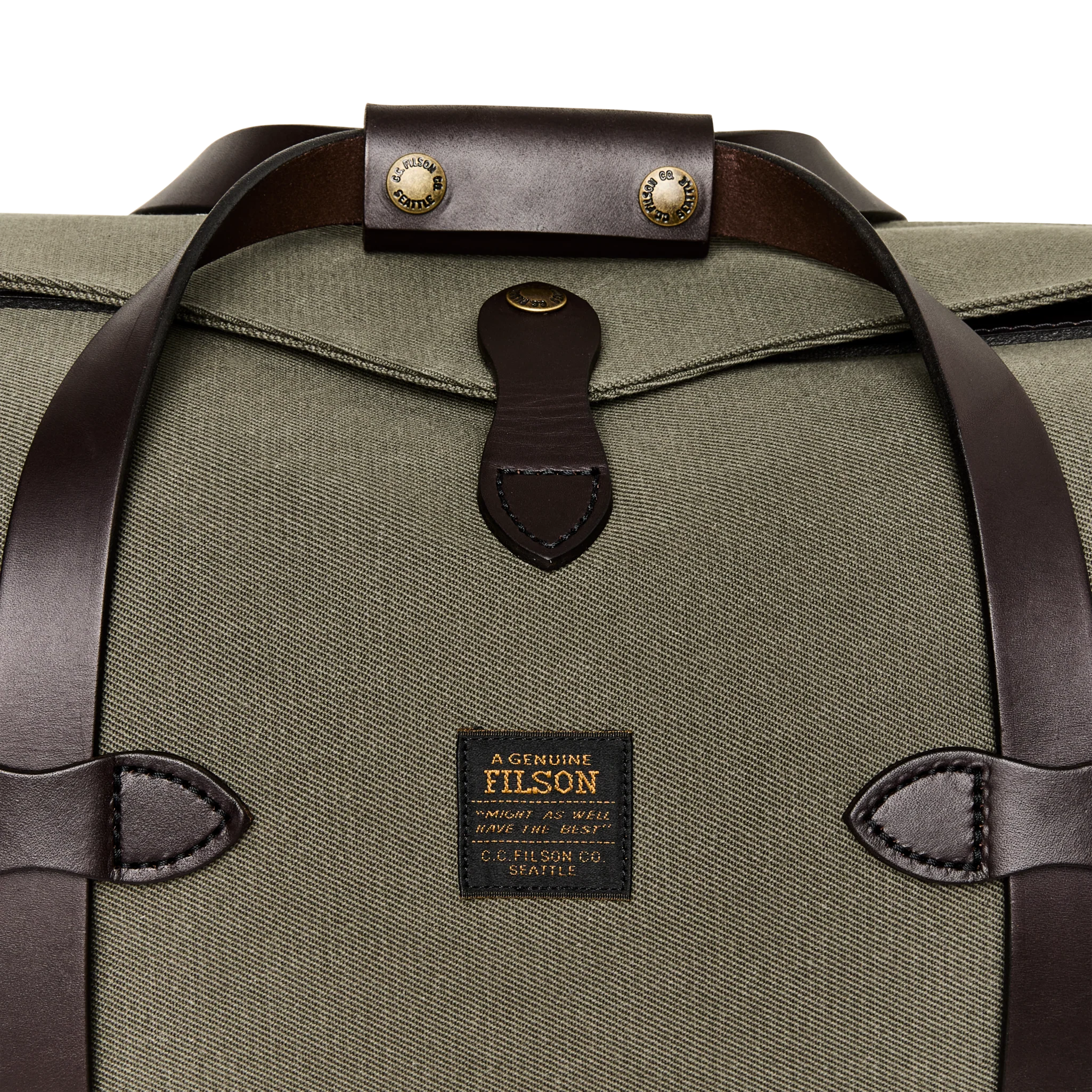 Small Rugged Twill Duffle Bag