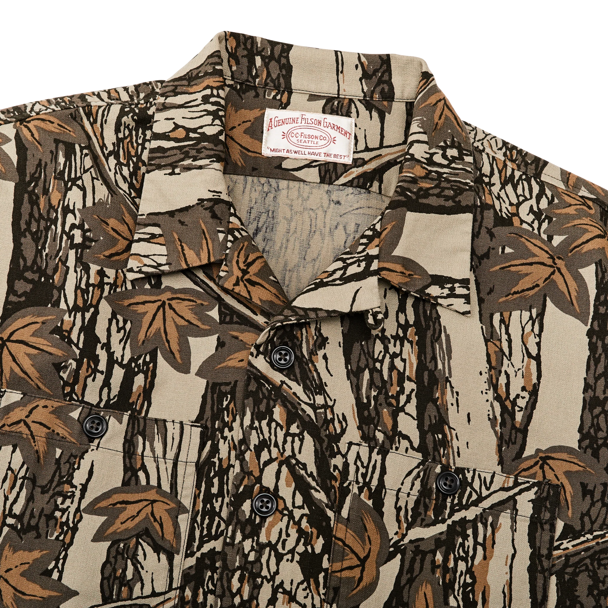 Rustic Short Sleeve Camp Shirt
