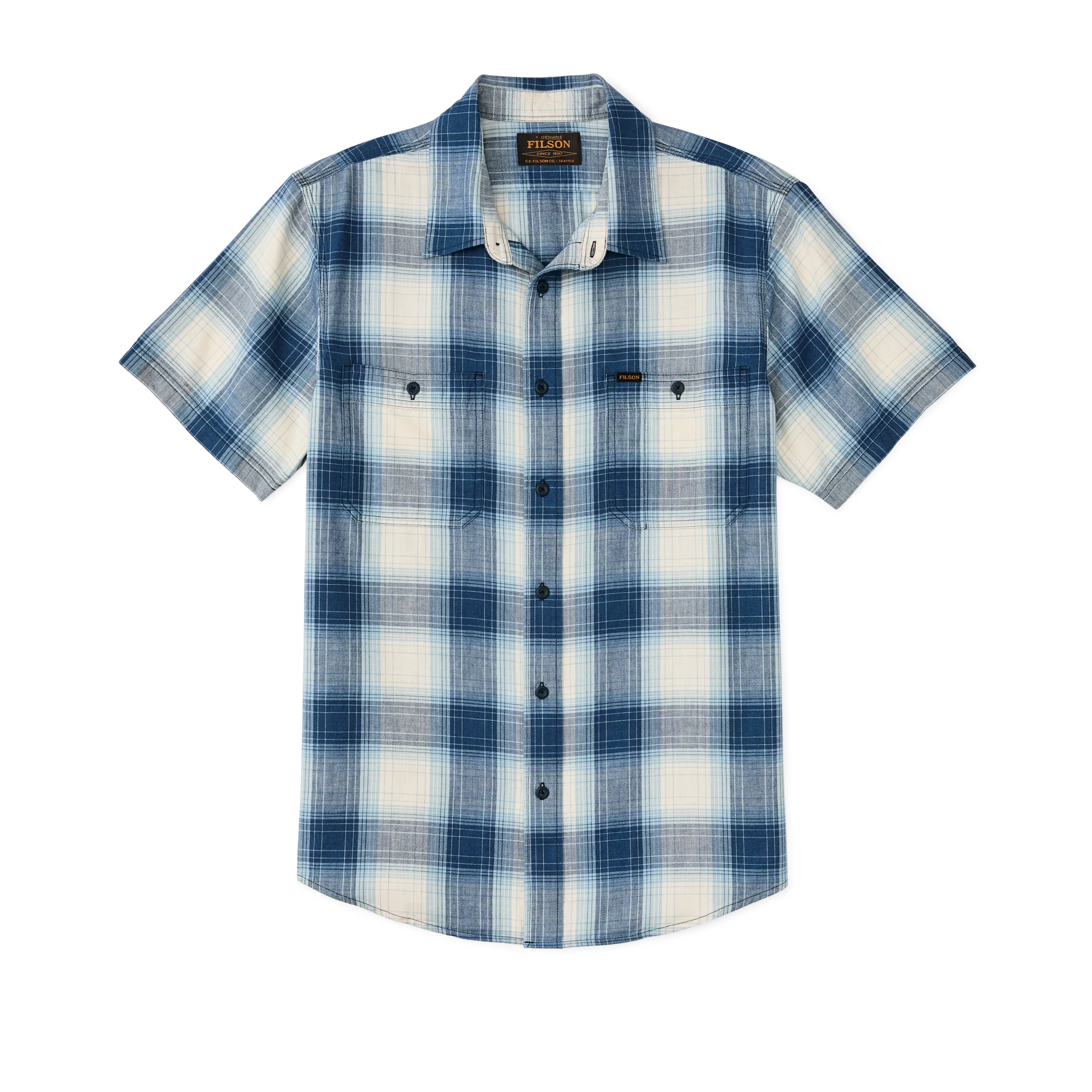 Short Sleeve Chambray Shirt