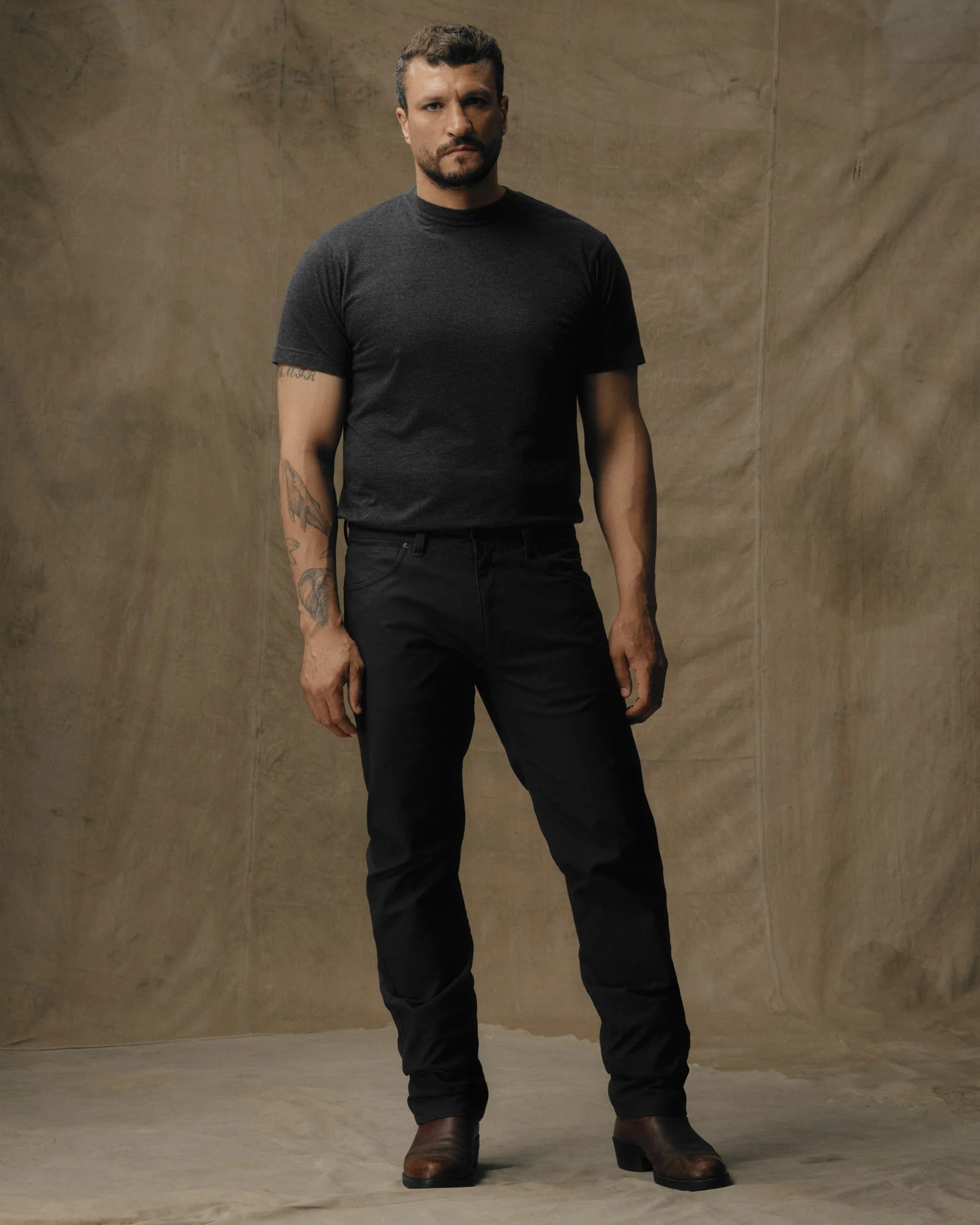 Dry Tin Cloth 5-pocket Pants