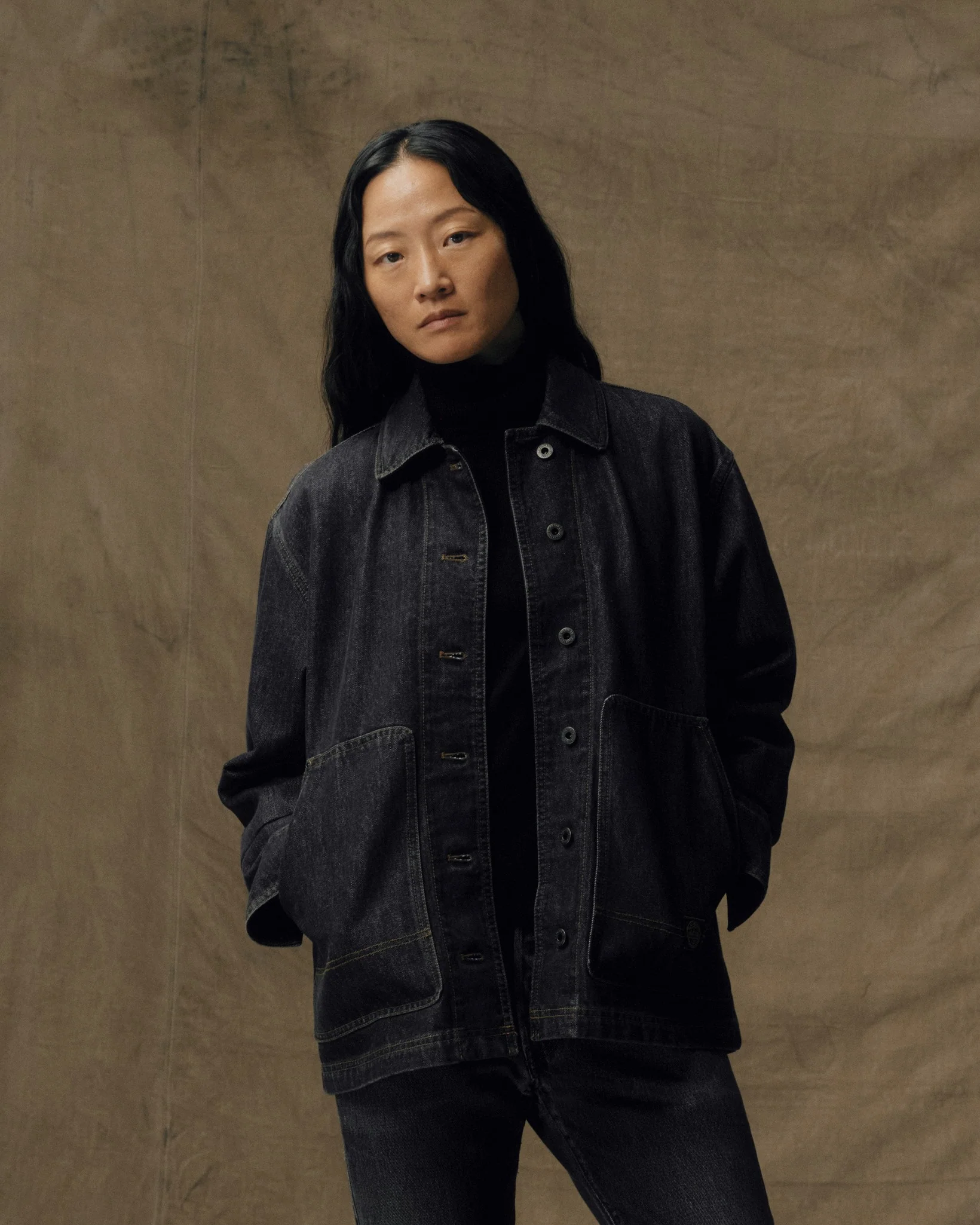 Women's Denim Barn Coat