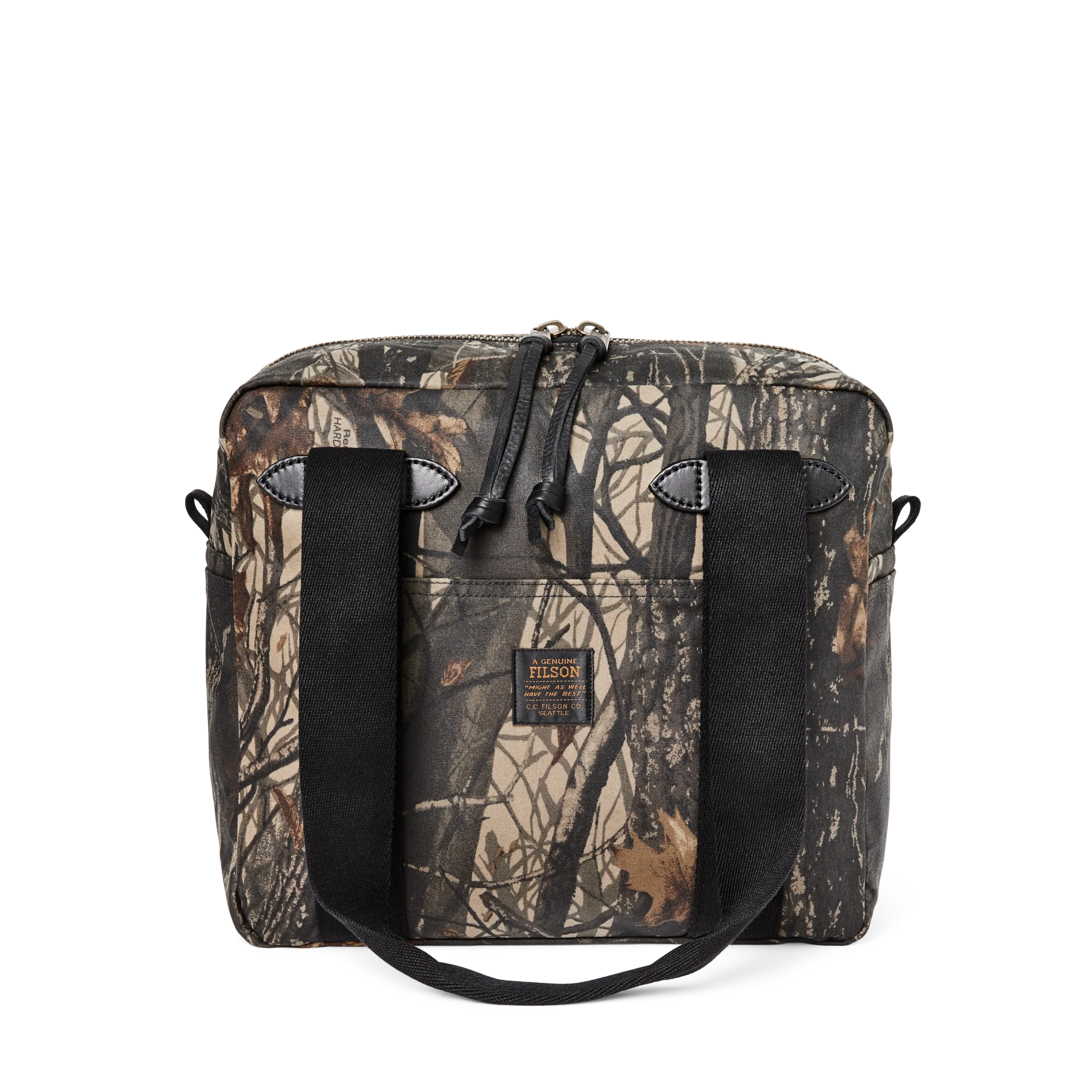 Tin Cloth Zipper Tote Bag