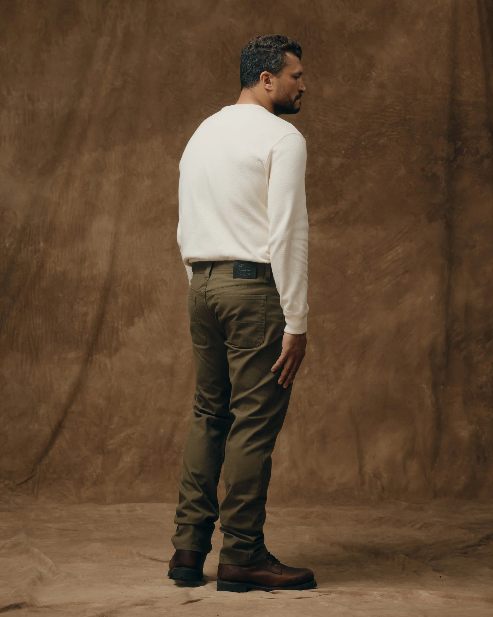 Dry Tin Cloth 5-pocket Pants