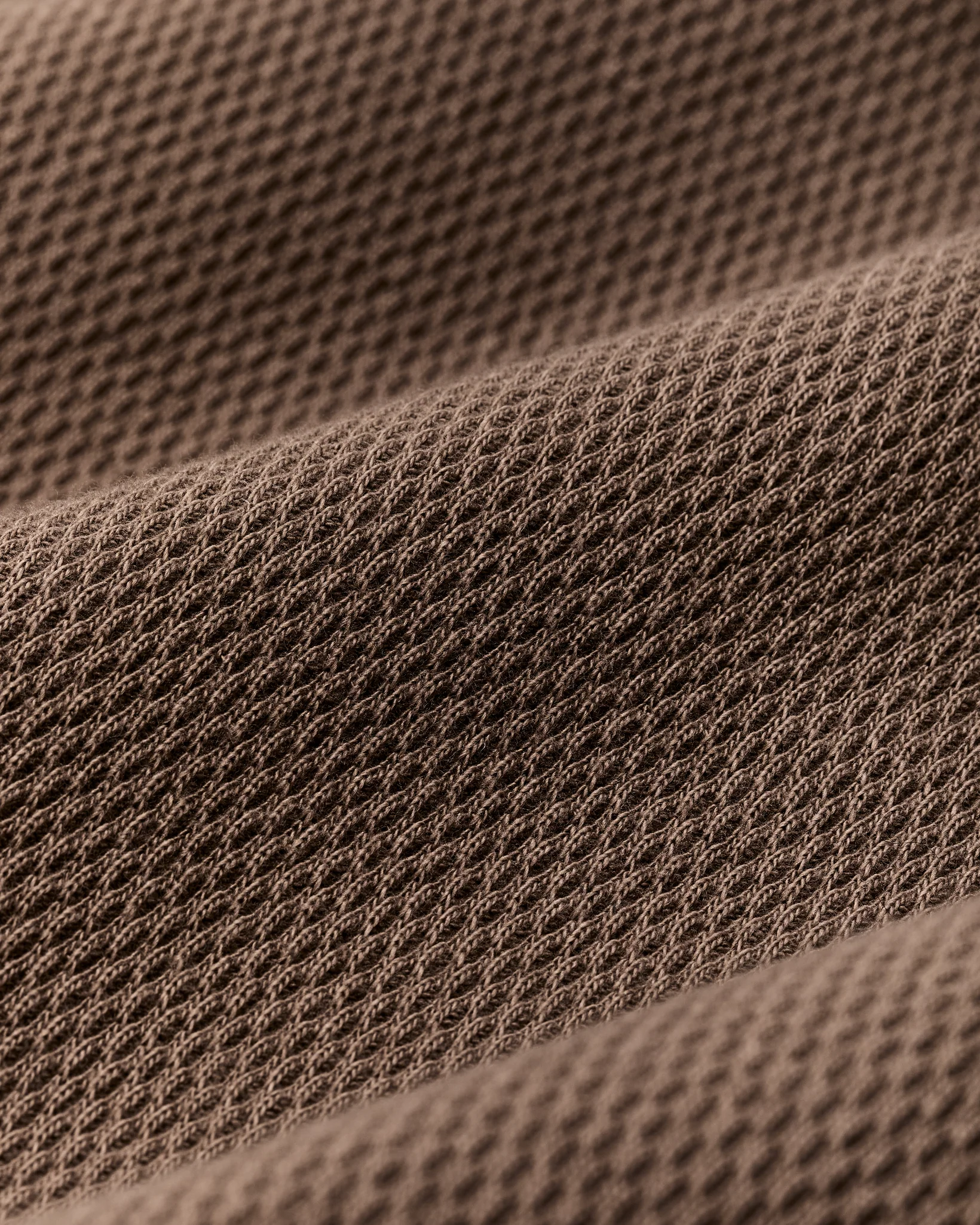 Waffle Knit Thermal Crewneck