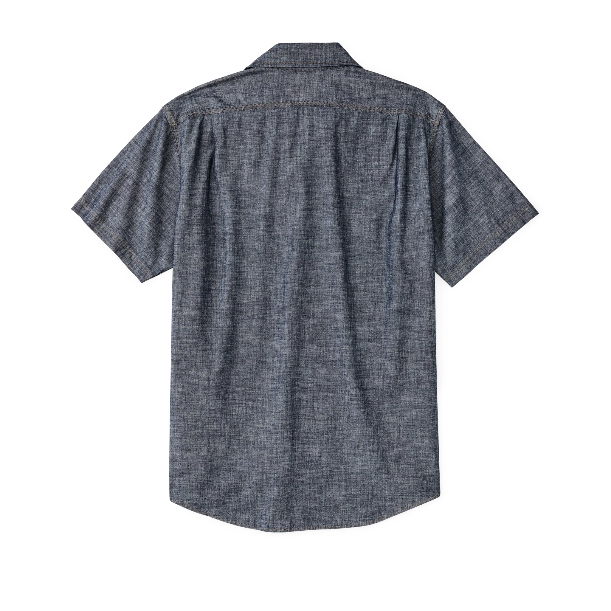 Short Sleeve Chambray Shirt