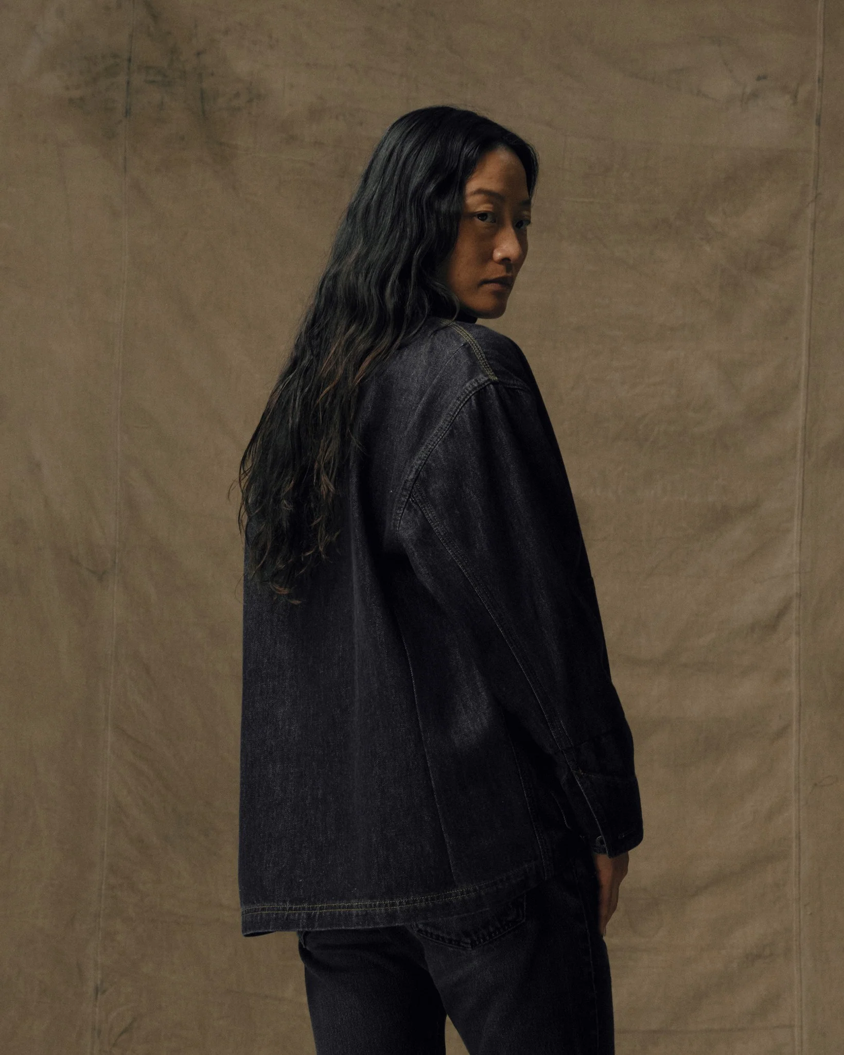 Women's Denim Barn Coat