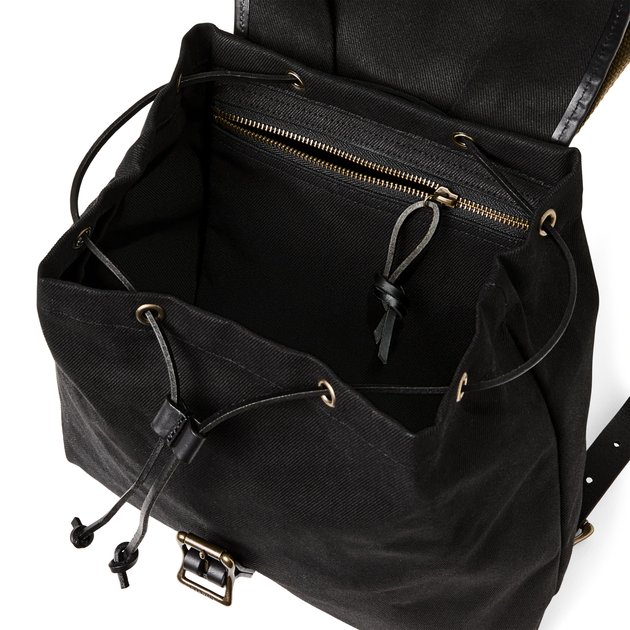 Rugged Twill Drawstring Backpack
