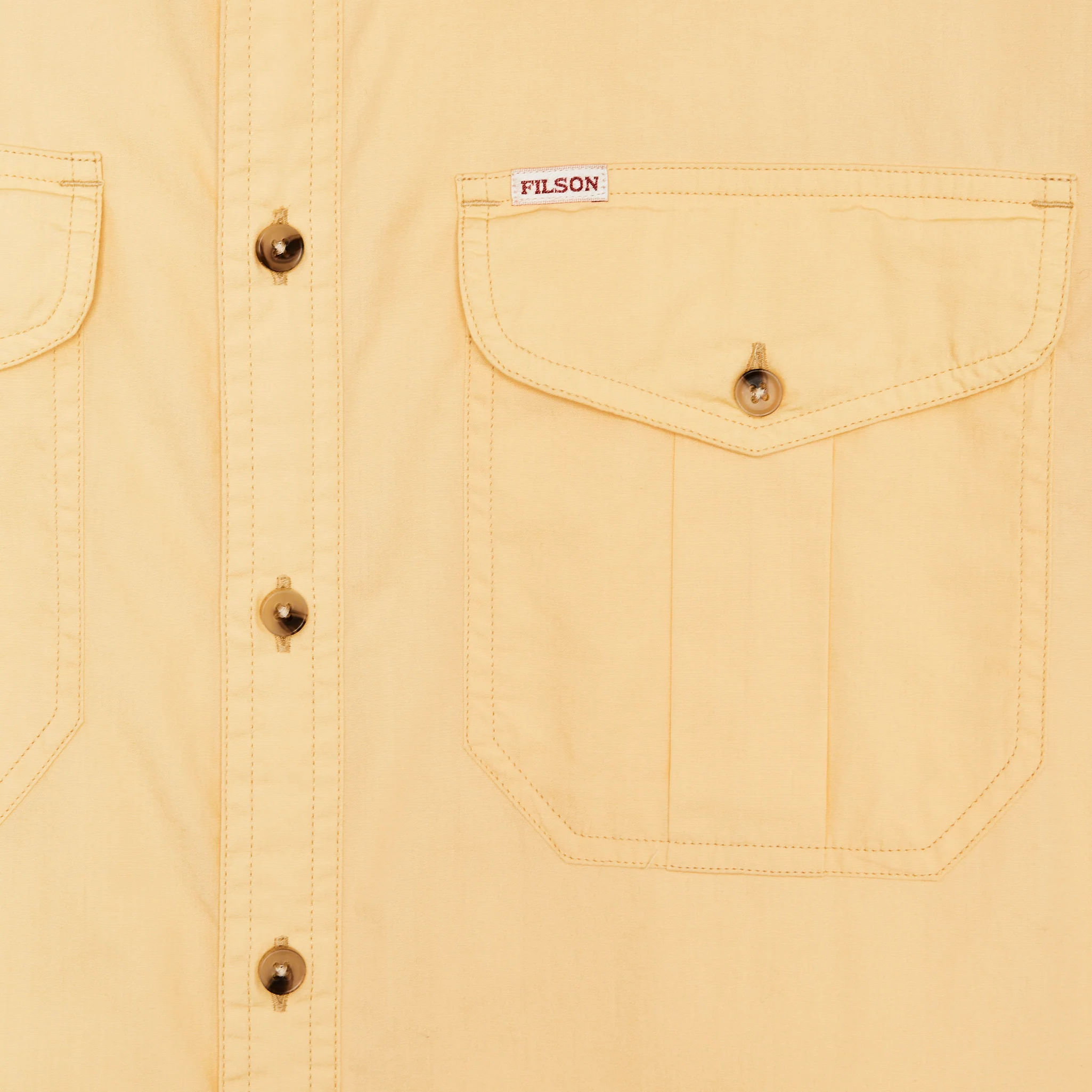 Filson's Washed Short Sleeve Feather Cloth Shirt