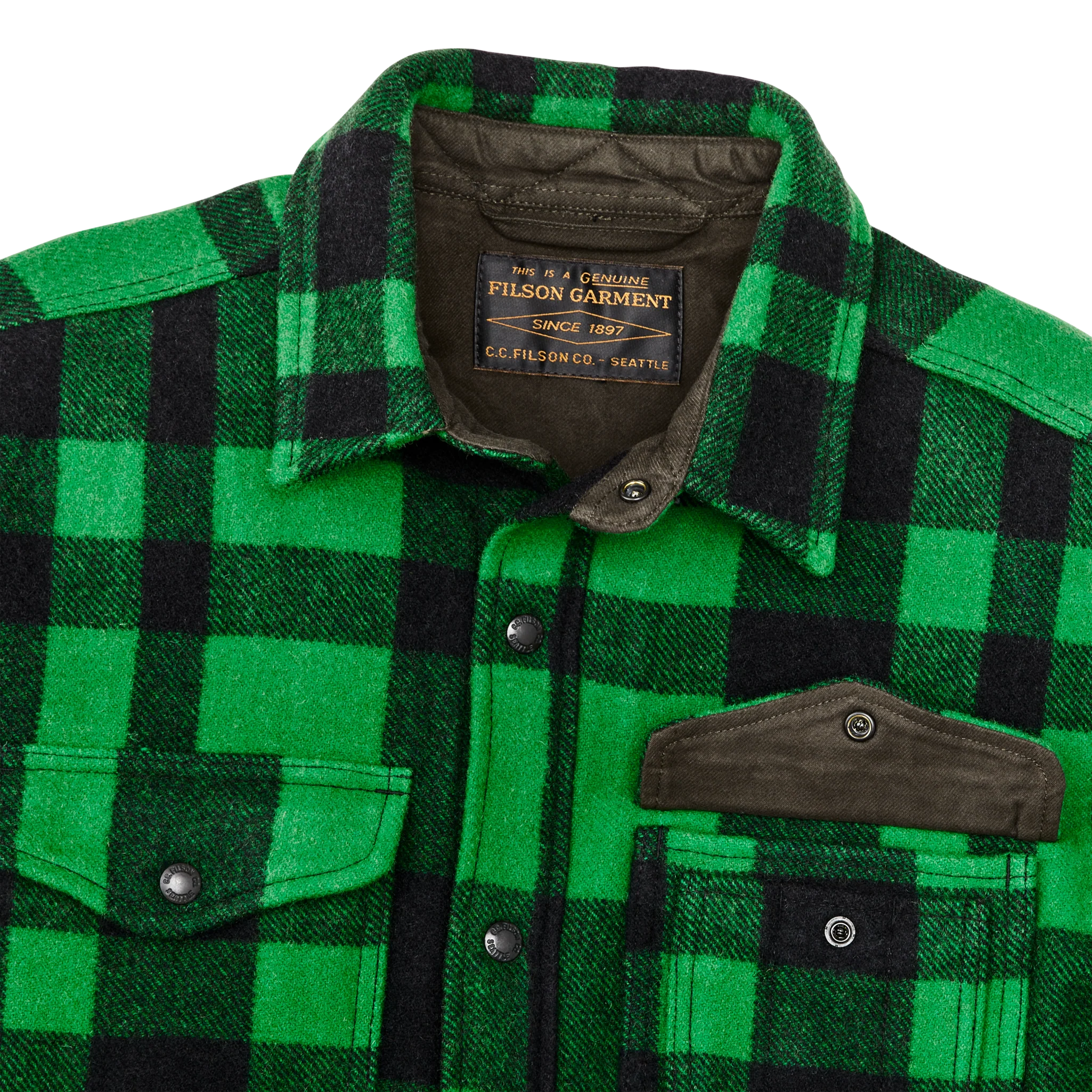 Lined Mackinaw Wool Jac Shirt