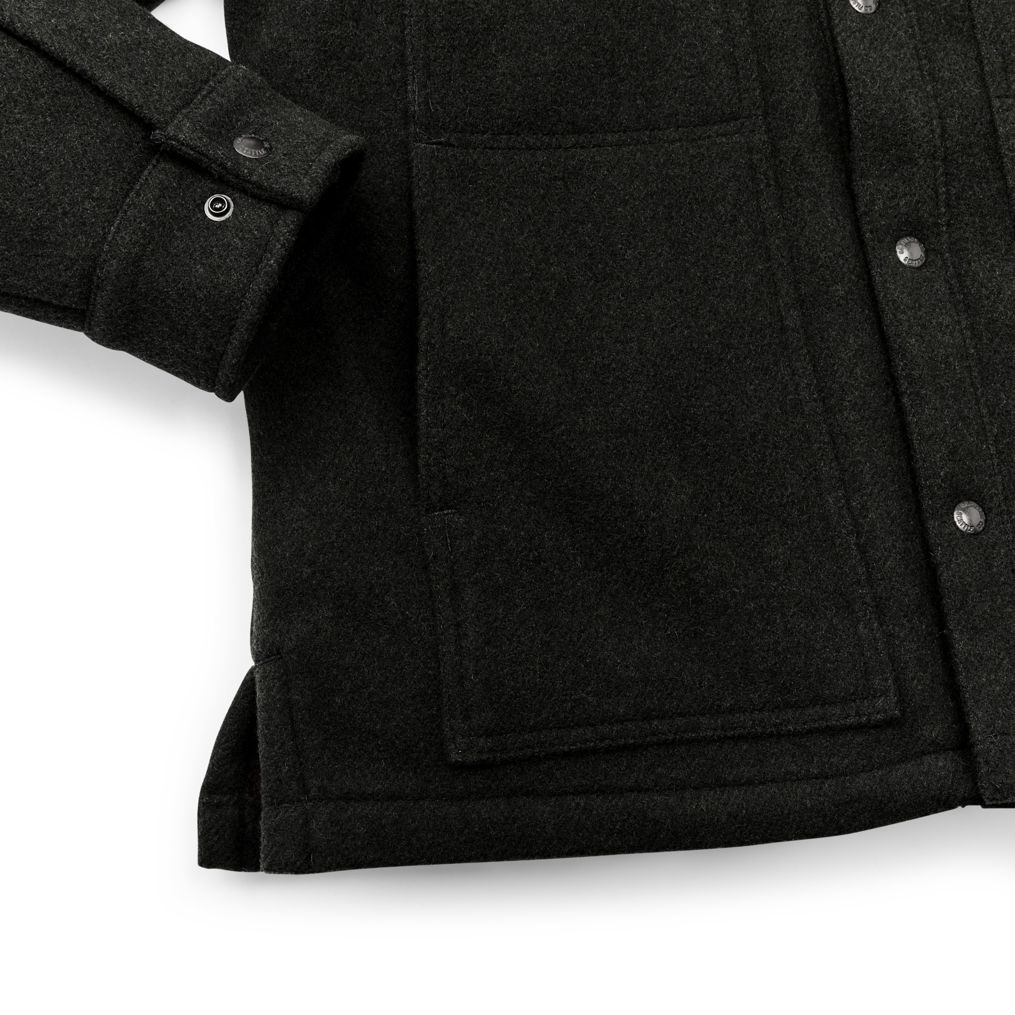 Lined Mackinaw Wool Cape Coat