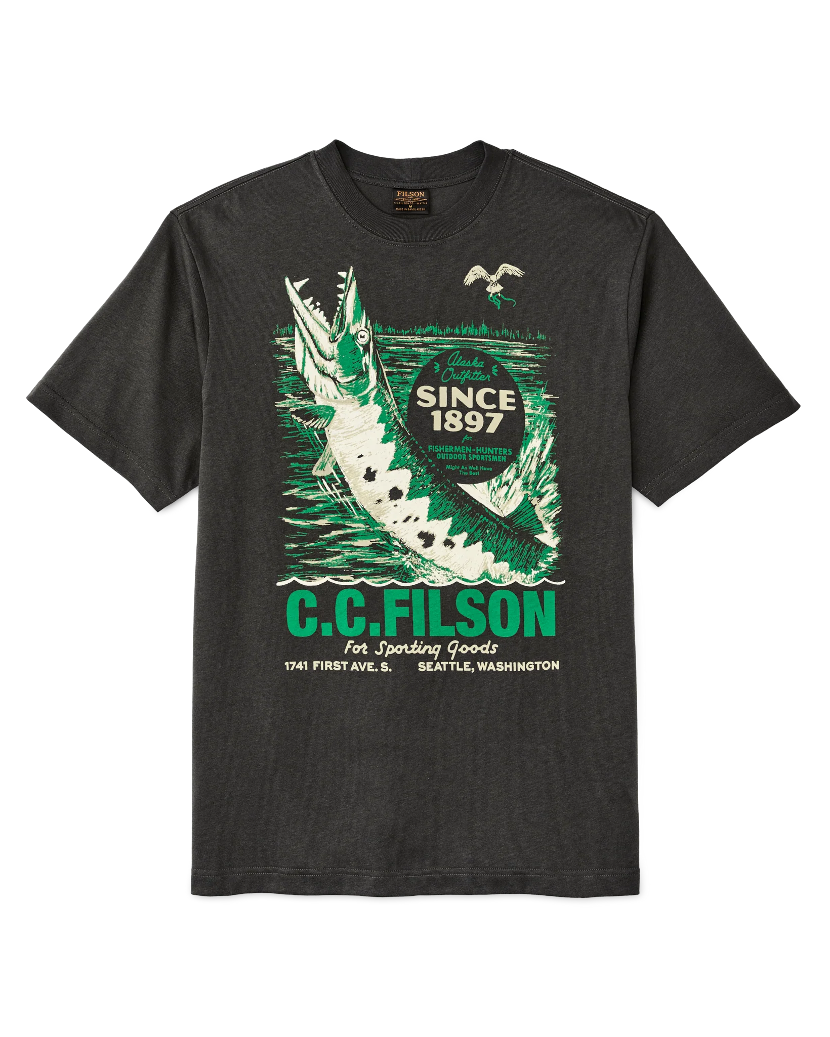 Short Sleeve Sporting Goods Graphic T-shirt (frontier)