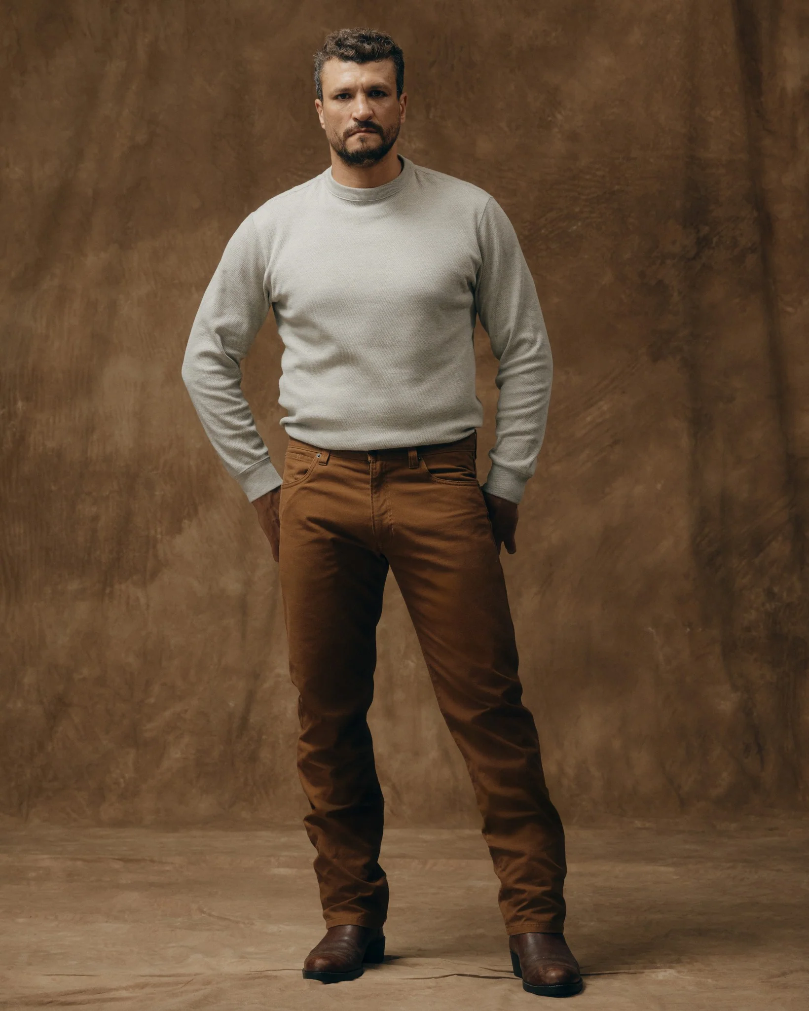 Dry Tin Cloth 5-pocket Pants