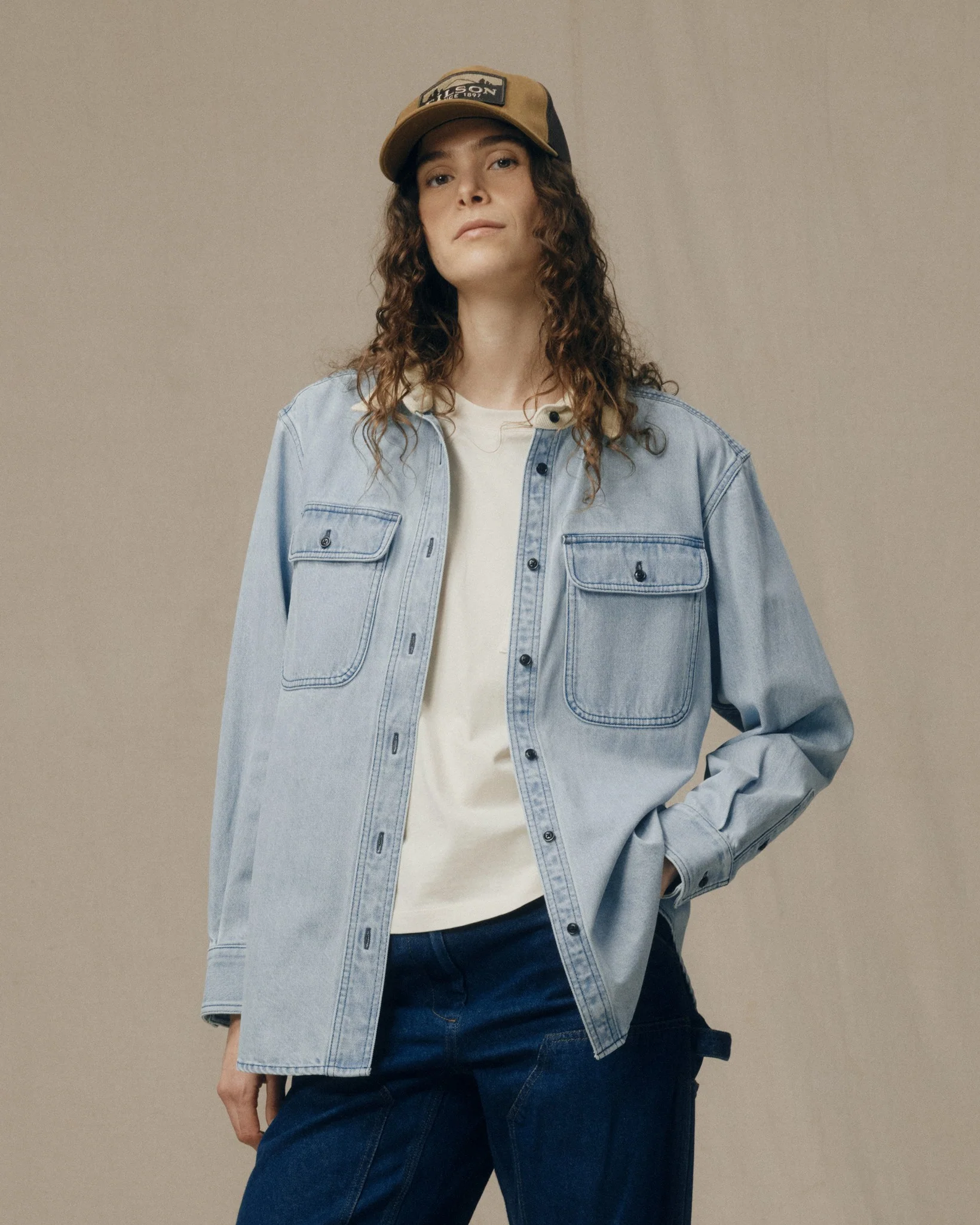 Women's Denim Work Shirt