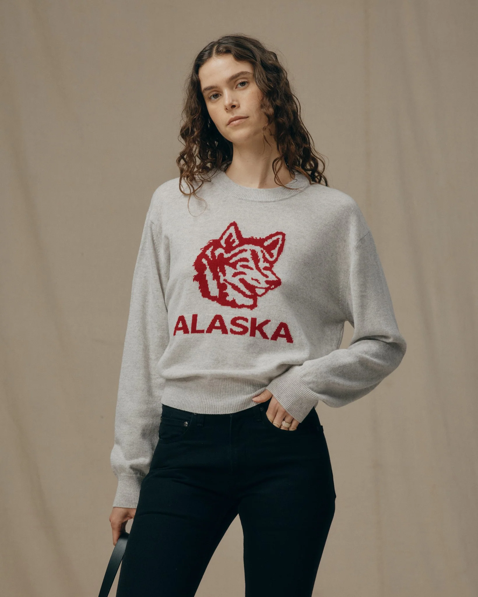 Women's Graphic Wool Sweater