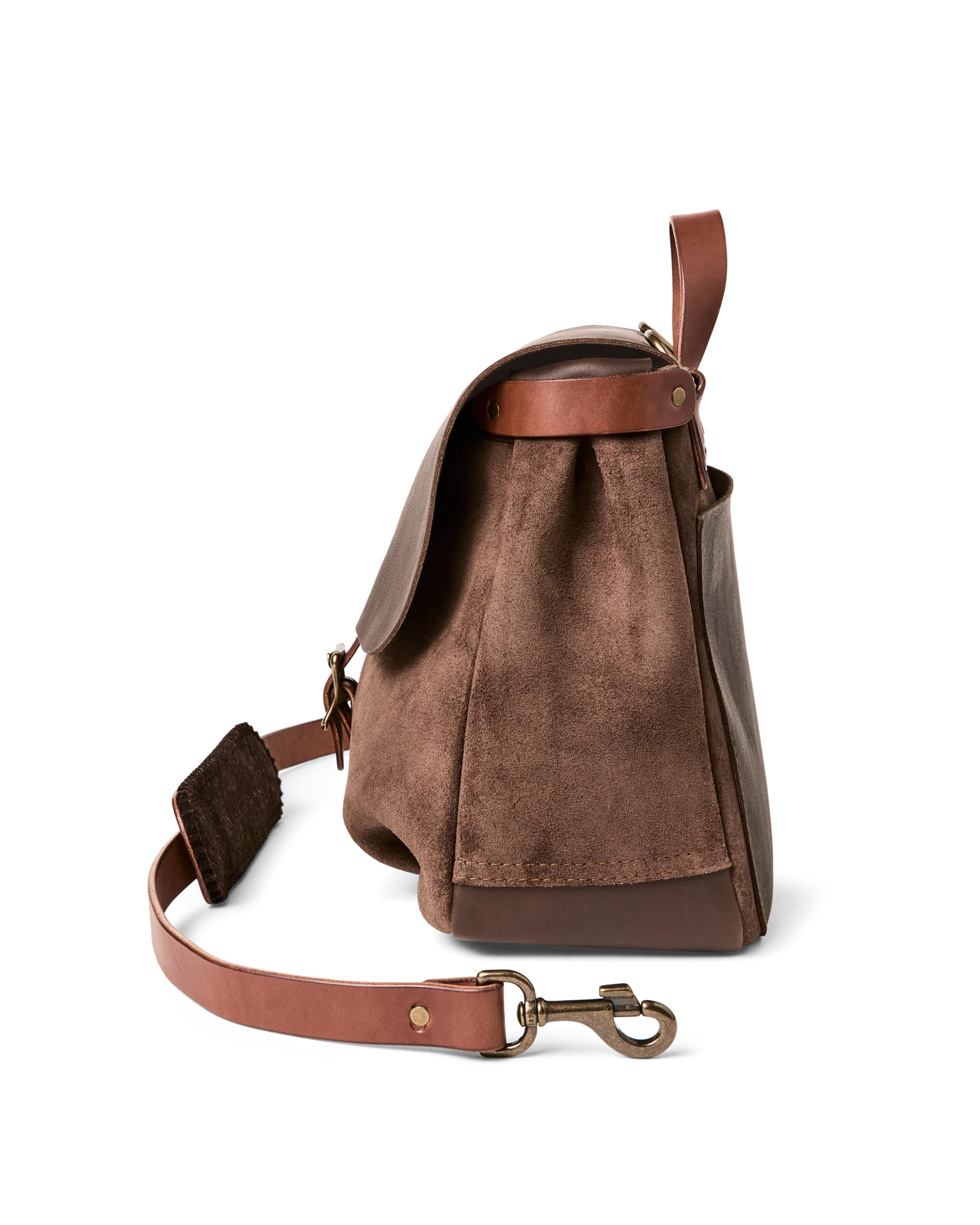 Filson Workshop Suede Messenger Bag