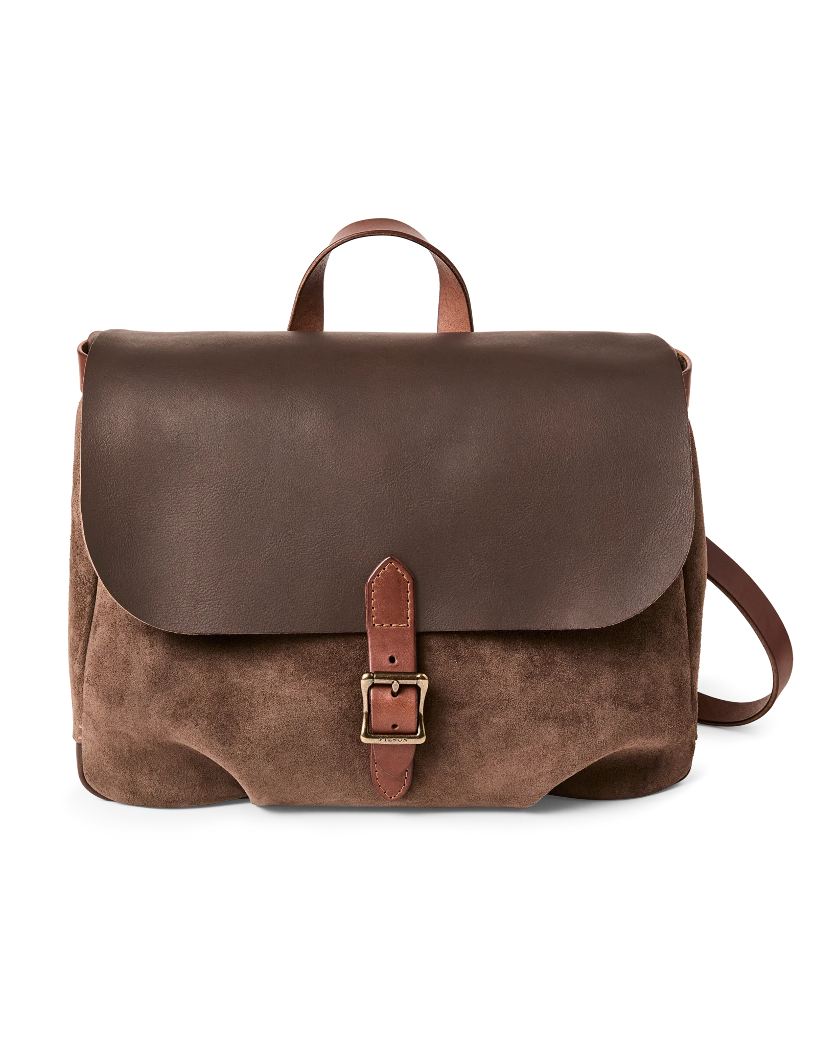 Filson Workshop Suede Messenger Bag