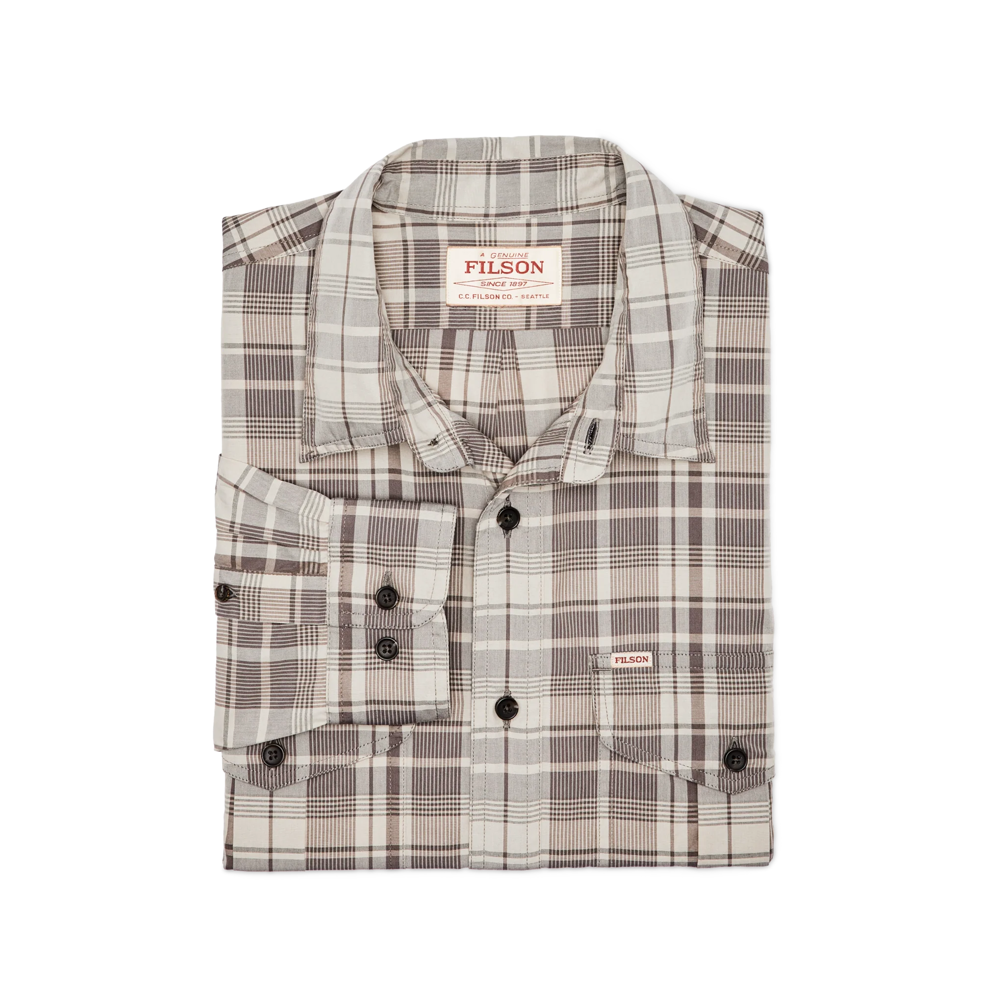 Filson's Washed Feather Cloth Shirt