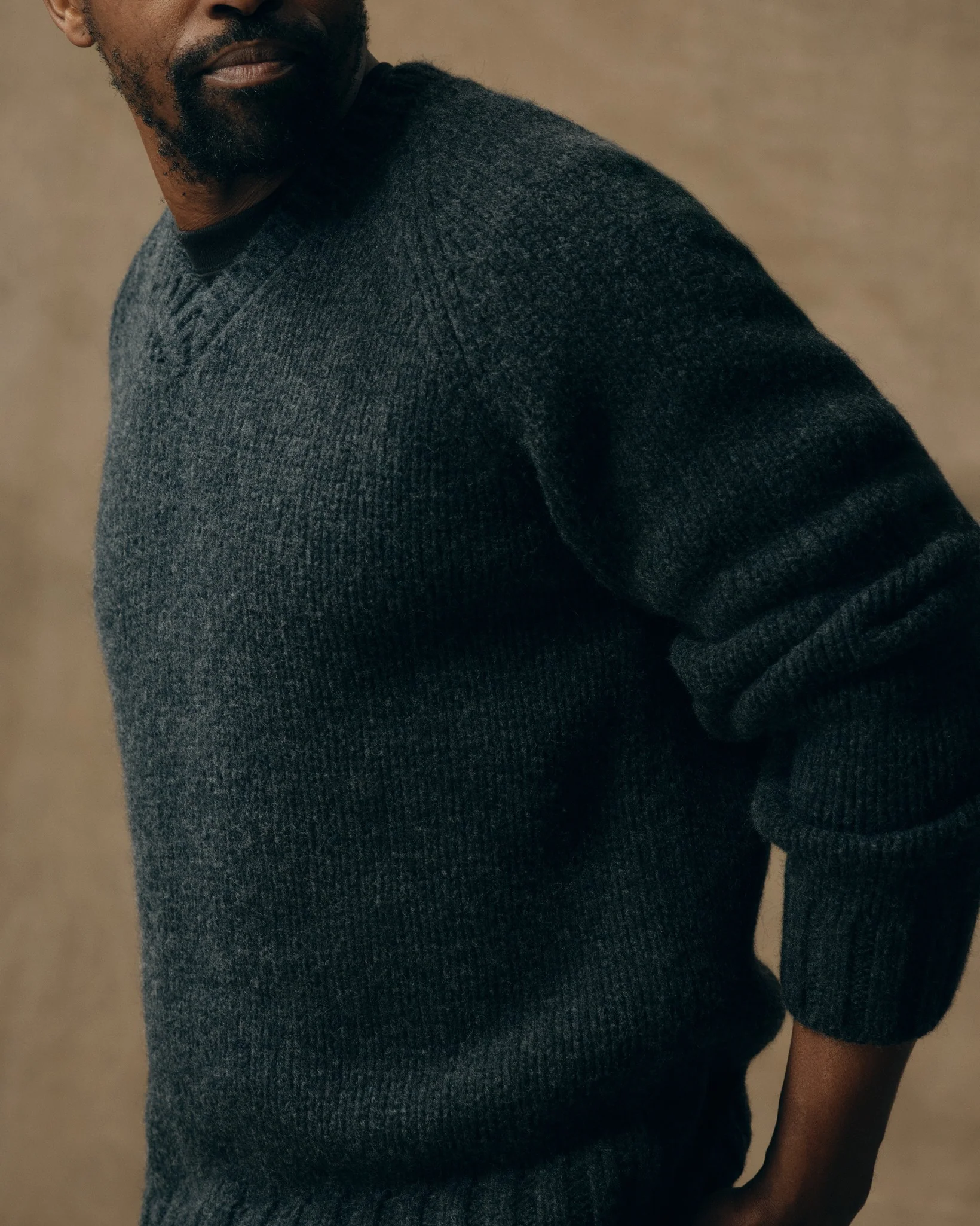 3-gauge Alpaca Blend Sweater