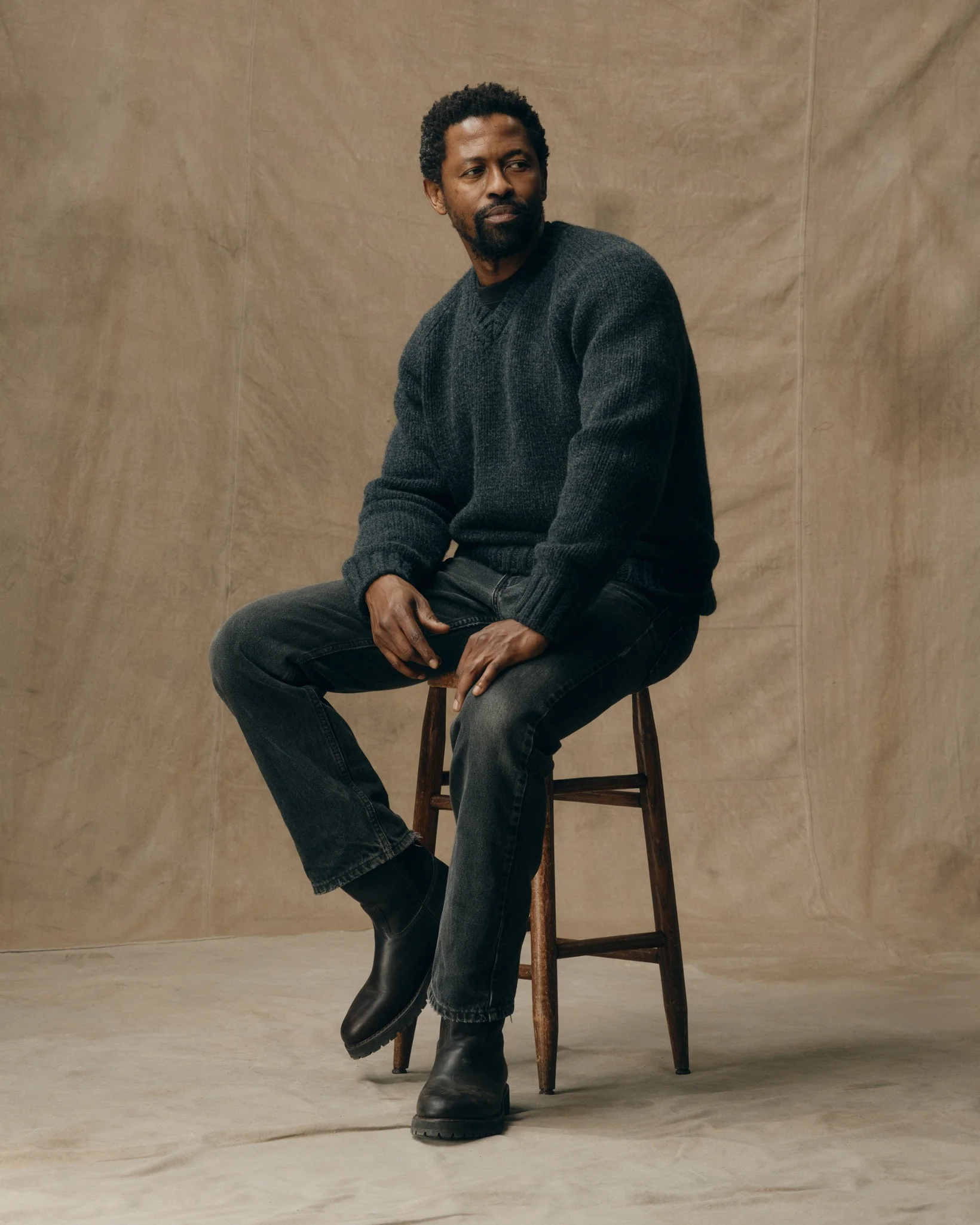 3-gauge Alpaca Blend Sweater