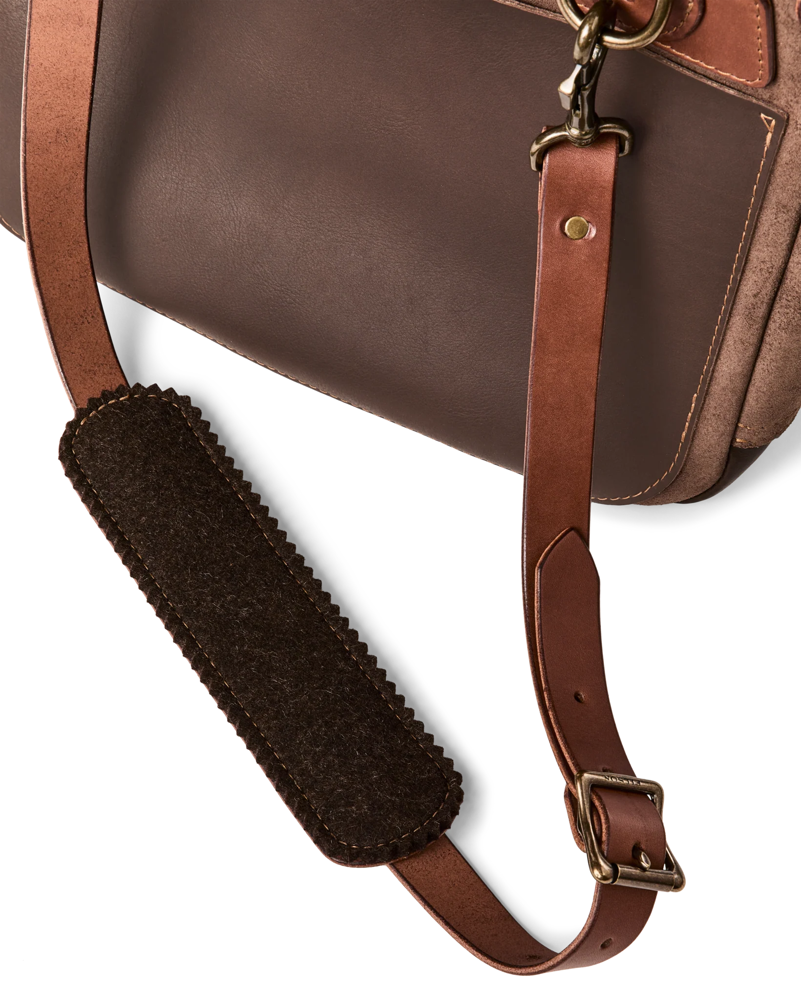 Filson Workshop Suede Messenger Bag