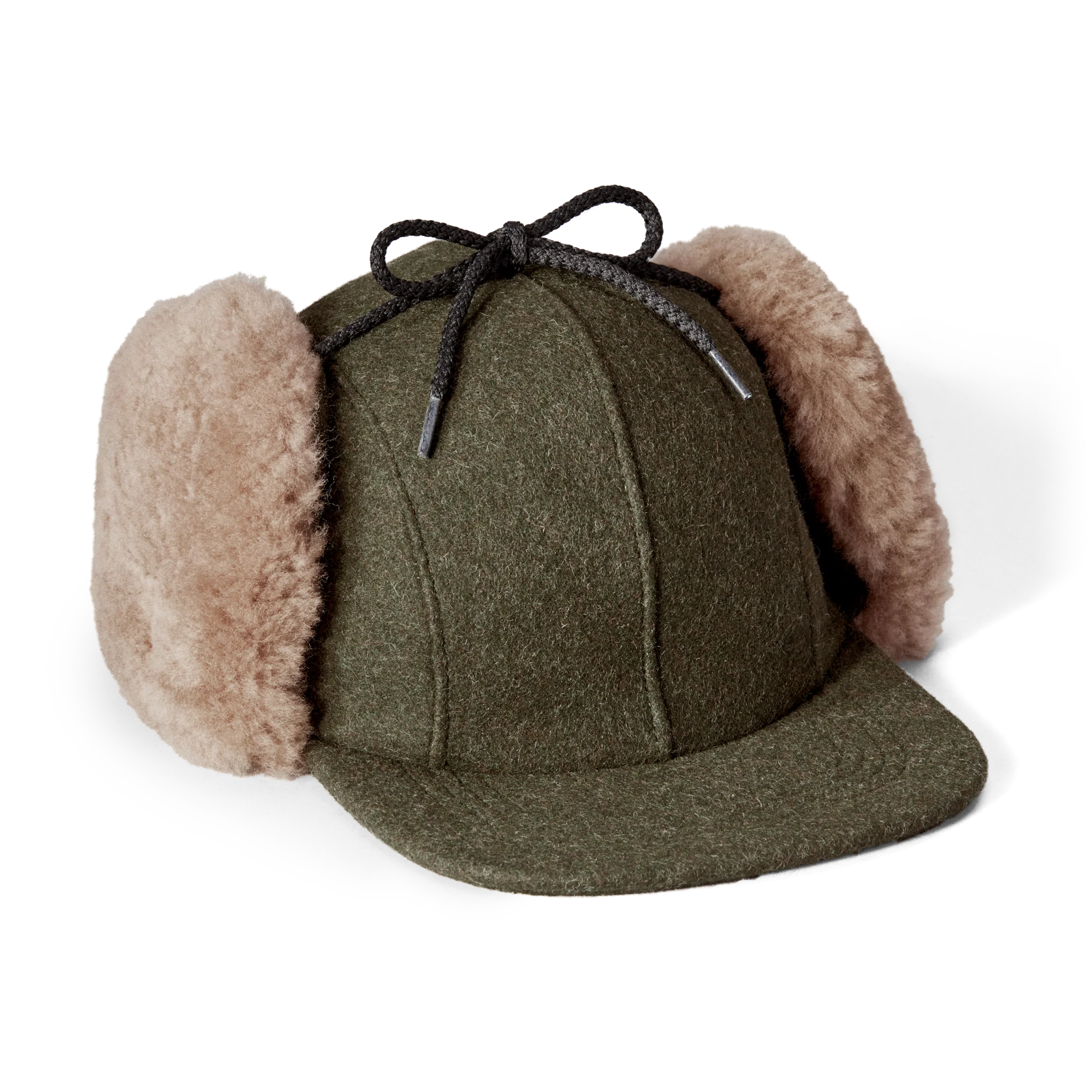 Double Mackinaw Wool Cap