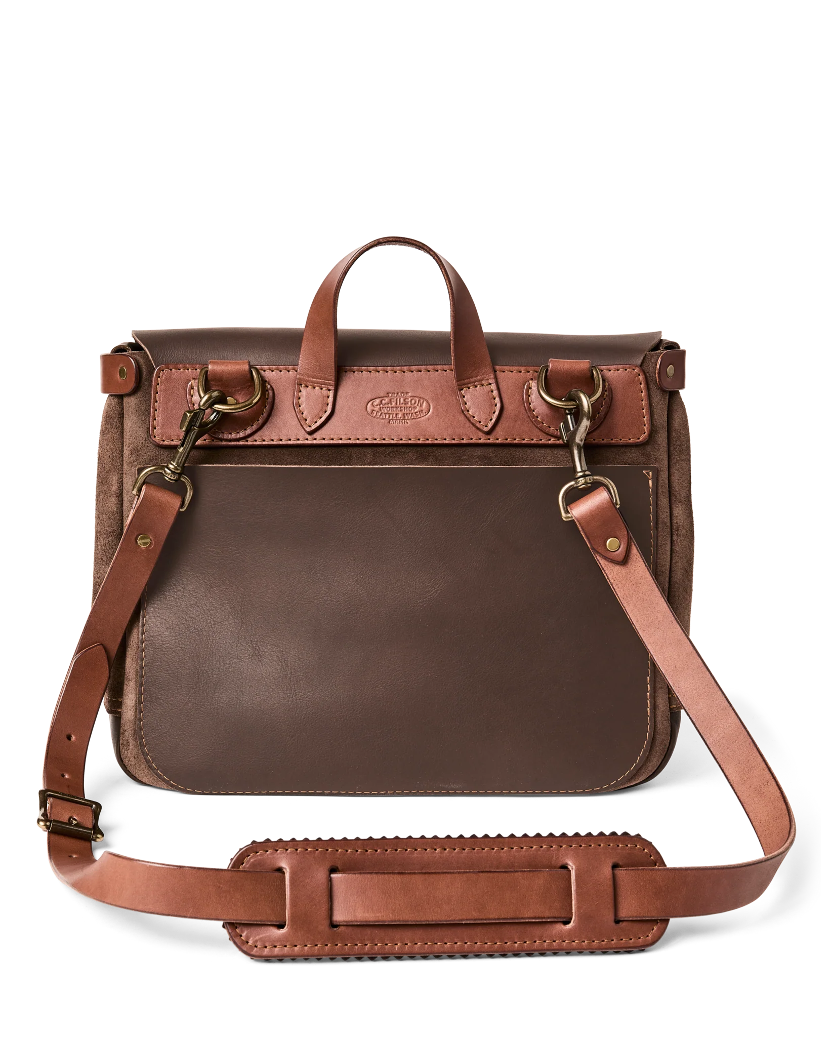 Filson Workshop Suede Messenger Bag