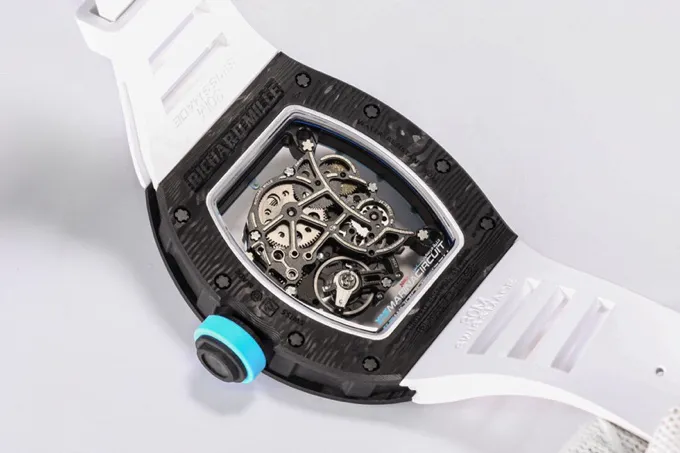 Richard Mille RM055 Black Carbon Fiber Watch