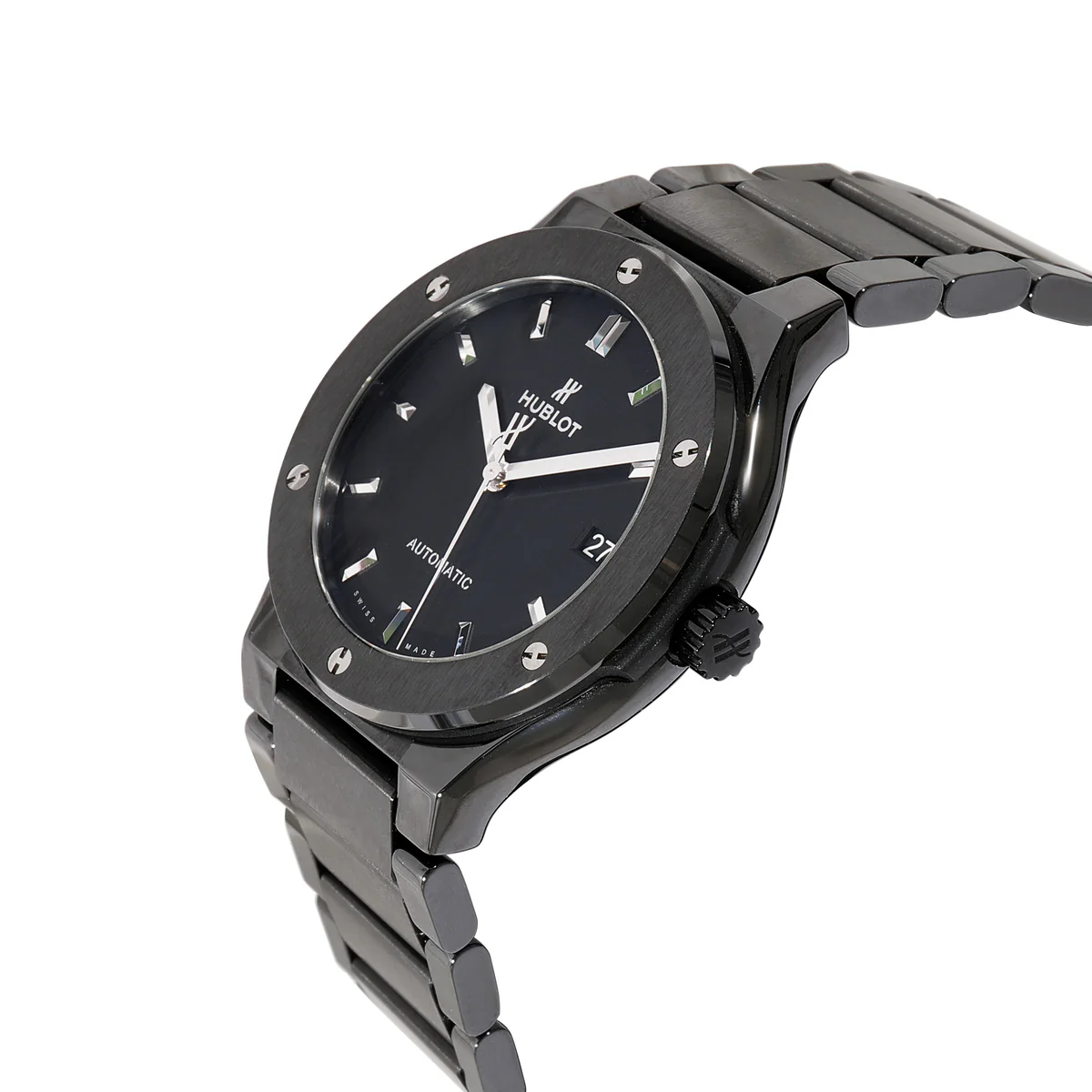 Hublot Classic Fusion Men Automatic Black Ceramic Watch 510.CM.1170.CM